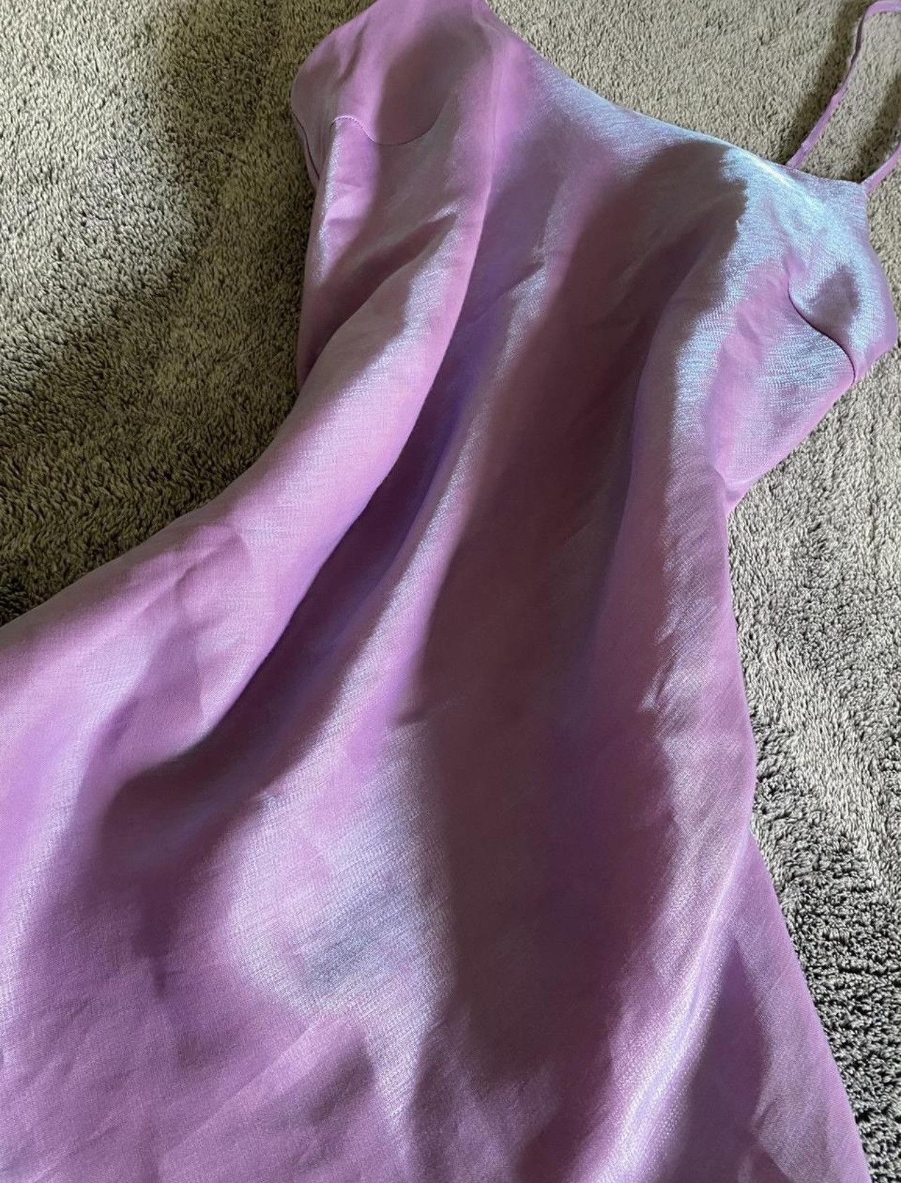 Forever 21 Cutest Forever 21 Lilac Slip On Silk Dress Size S / US 4 / IT 40 - 2 Thumbnail