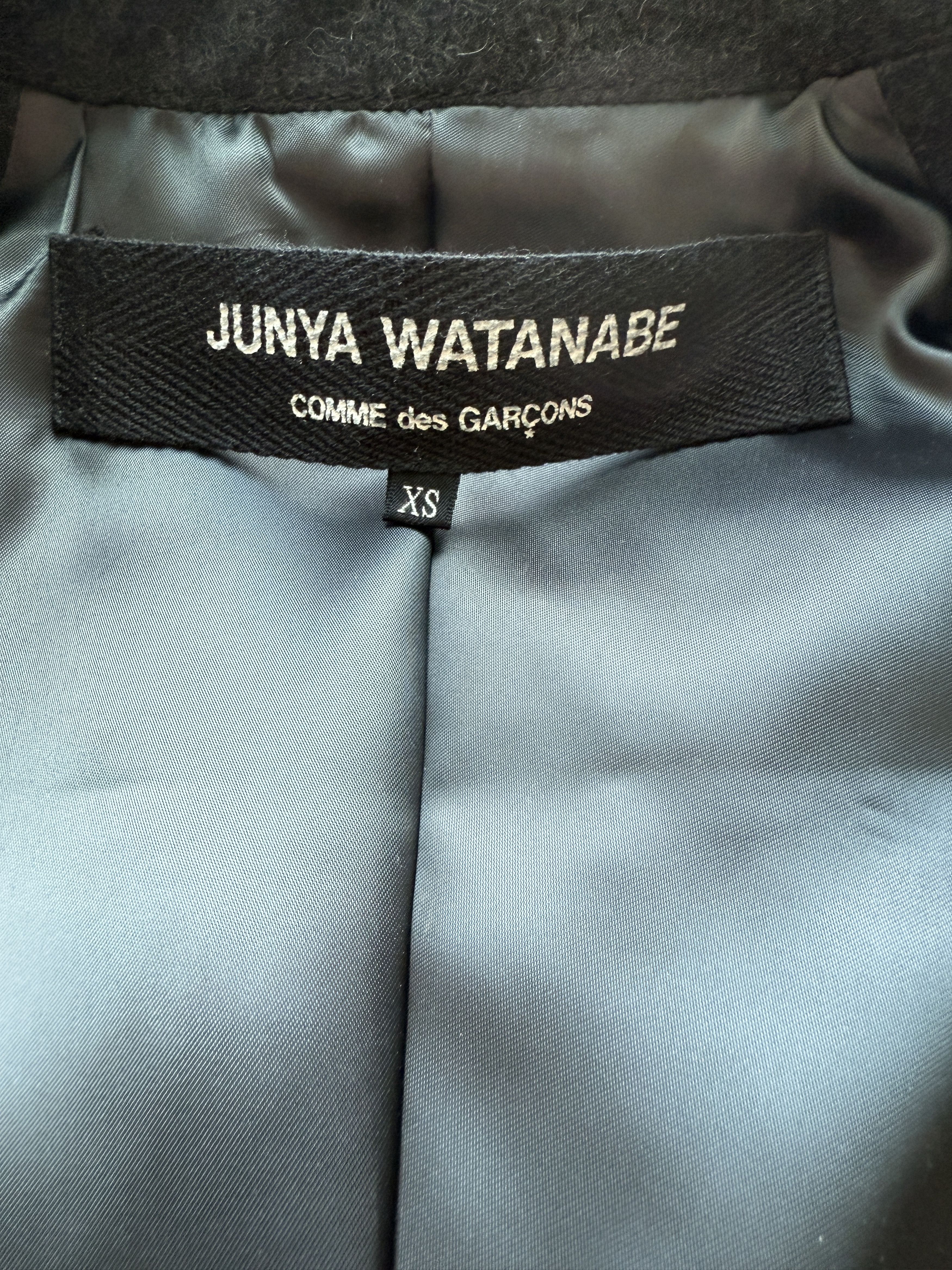 Junya Watanabe Junya Watanabe Comme des Garcons Charcoal Grey Cape Poncho Size XS / US 0-2 / IT 36-38 - 4 Thumbnail