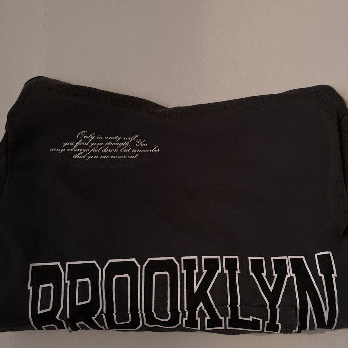 H&M H&M Dark Blue Brooklyn Hoodie Used Size US M / EU 48-50 / 2 - 3 Thumbnail