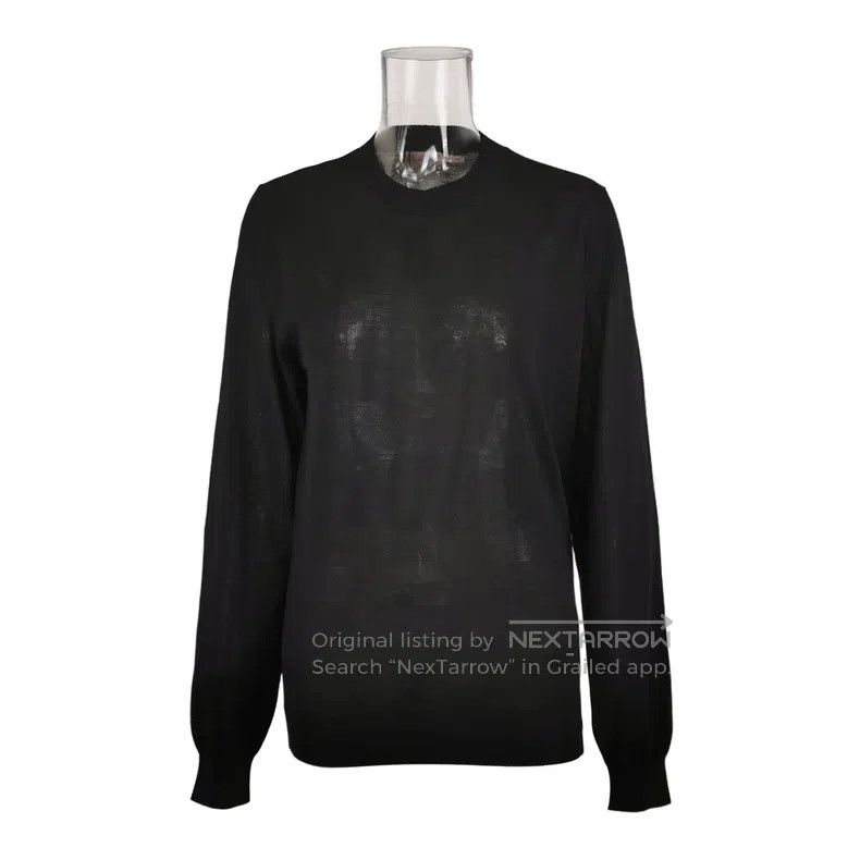 Valentino Wool solid crew neck knit