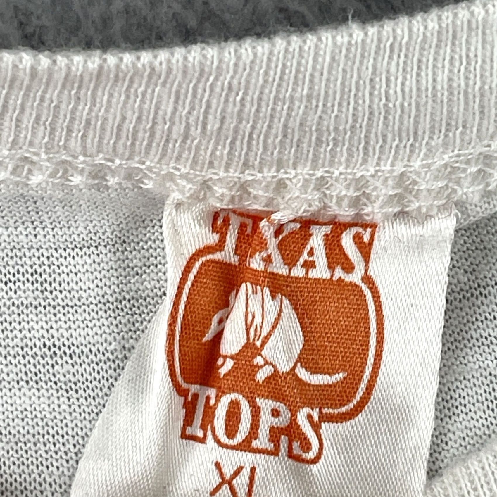 Vintage VINTAGE Texas Tops T Shirt XL Single Stitch Grenada War Games 1983 USA 1st Place 80s Mens Size US XL / EU 56 / 4 - 6 Thumbnail