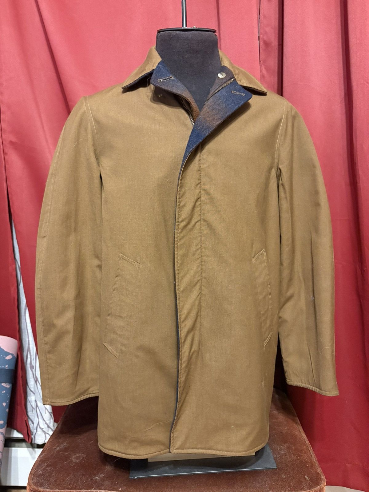 Pendleton Vintage Pendleton Coat Reversible Trench Plaid Wool Grail Size US L / EU 52-54 / 3 - 3 Thumbnail