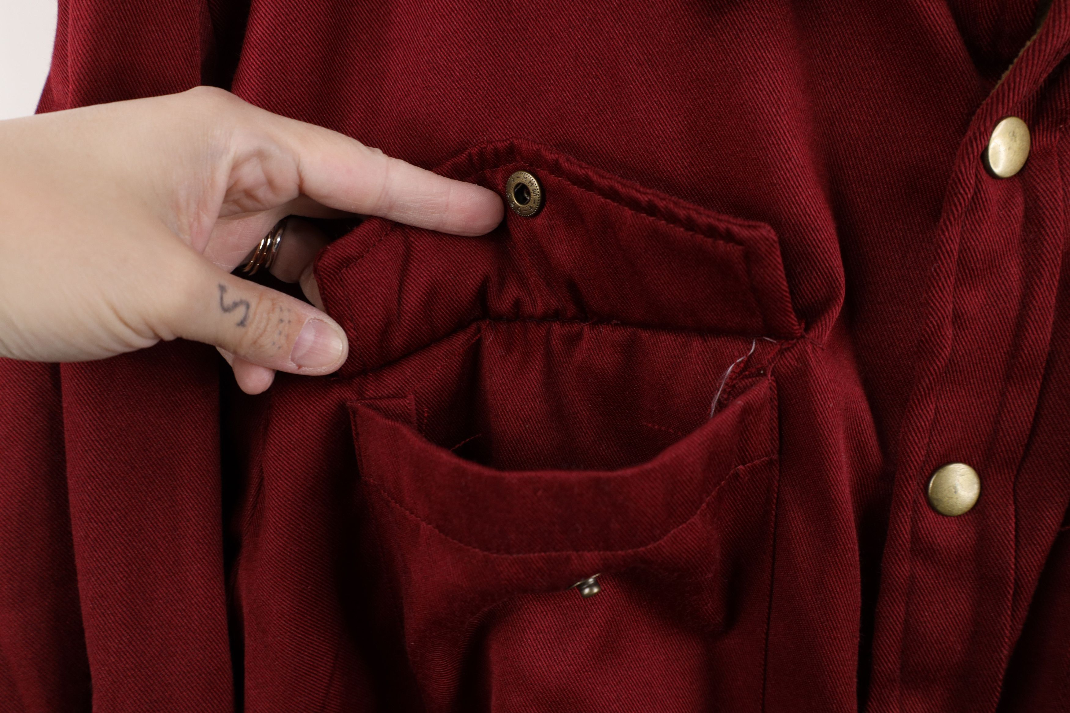 Vintage Vintage 90s Y2K Streetwear Lined Button Shirt Jacket Jac Size US L / EU 52-54 / 3 - 5 Thumbnail