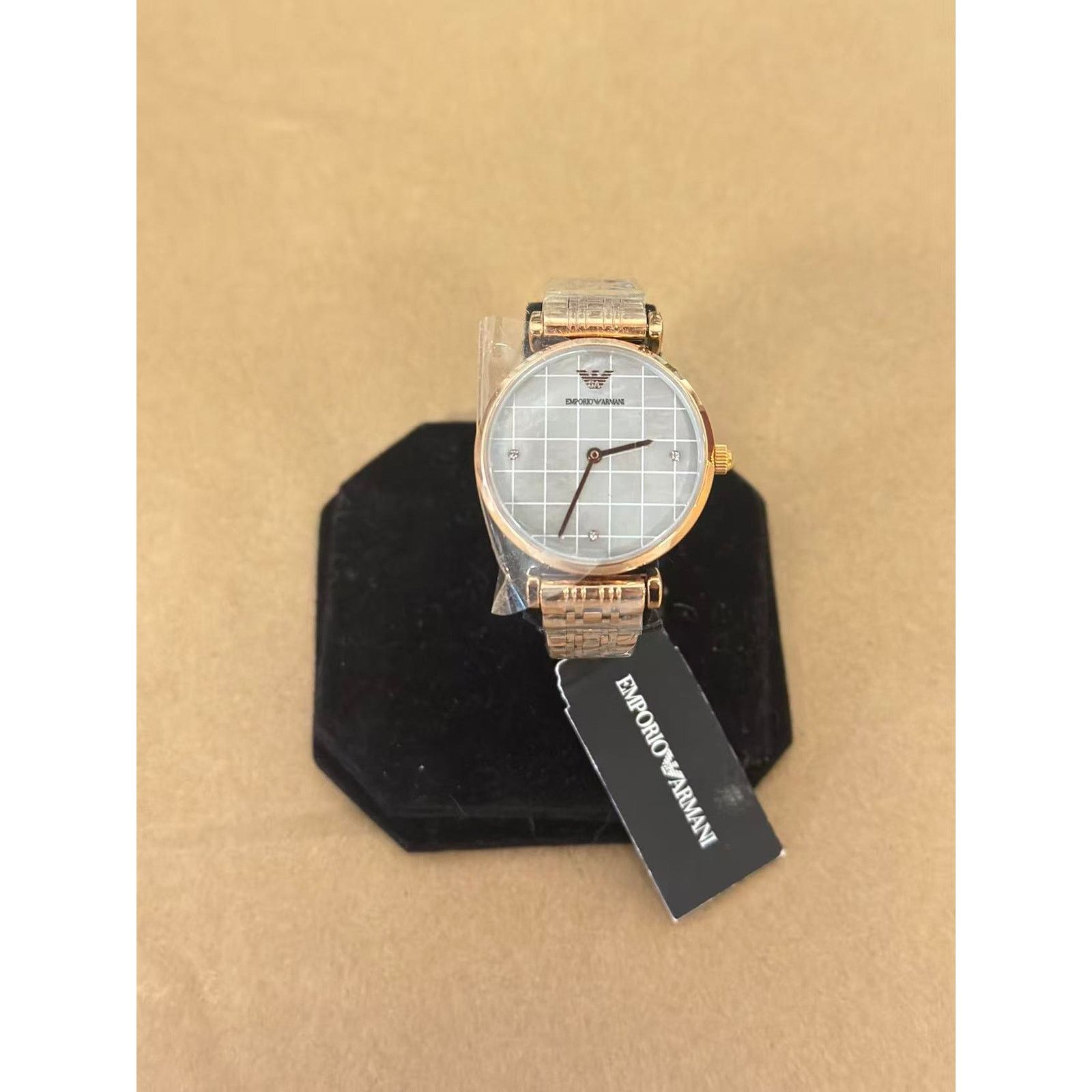 Emporio Armani Emporio Armani AR11385 Gianni T Bar Rose Gold-Tone Watch Size ONE SIZE - 5 Thumbnail