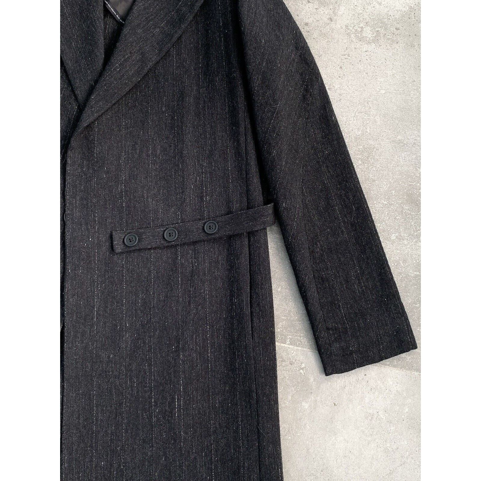 Annette Gortz × Designer Women's ANNETTE GORTZ LINEN Trench Coat Jacket EU 38 UK 10 Size M / US 6-8 / IT 42-44 - 12 Thumbnail