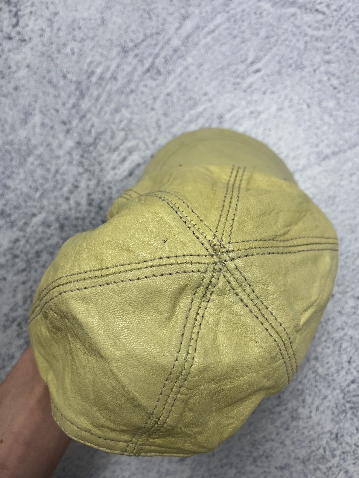 Vintage Vintage Audi Big Logo Leather Racing Cap Hat Moto 90’s Rare Size ONE SIZE - 12 Thumbnail