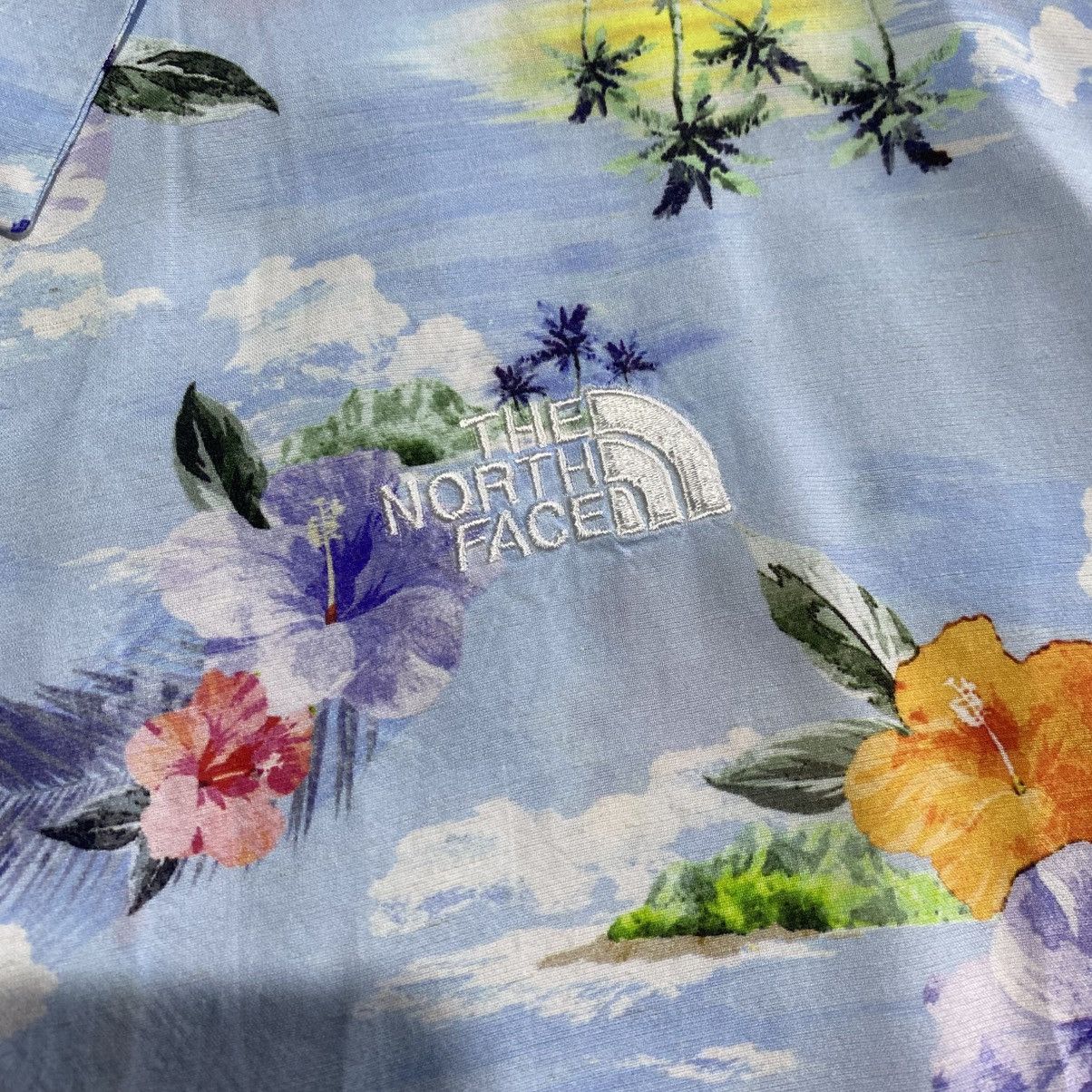 The North Face The North Face Blue Ocean All Over Print Hawaiian Shirt Size US M / EU 48-50 / 2 - 4 Thumbnail