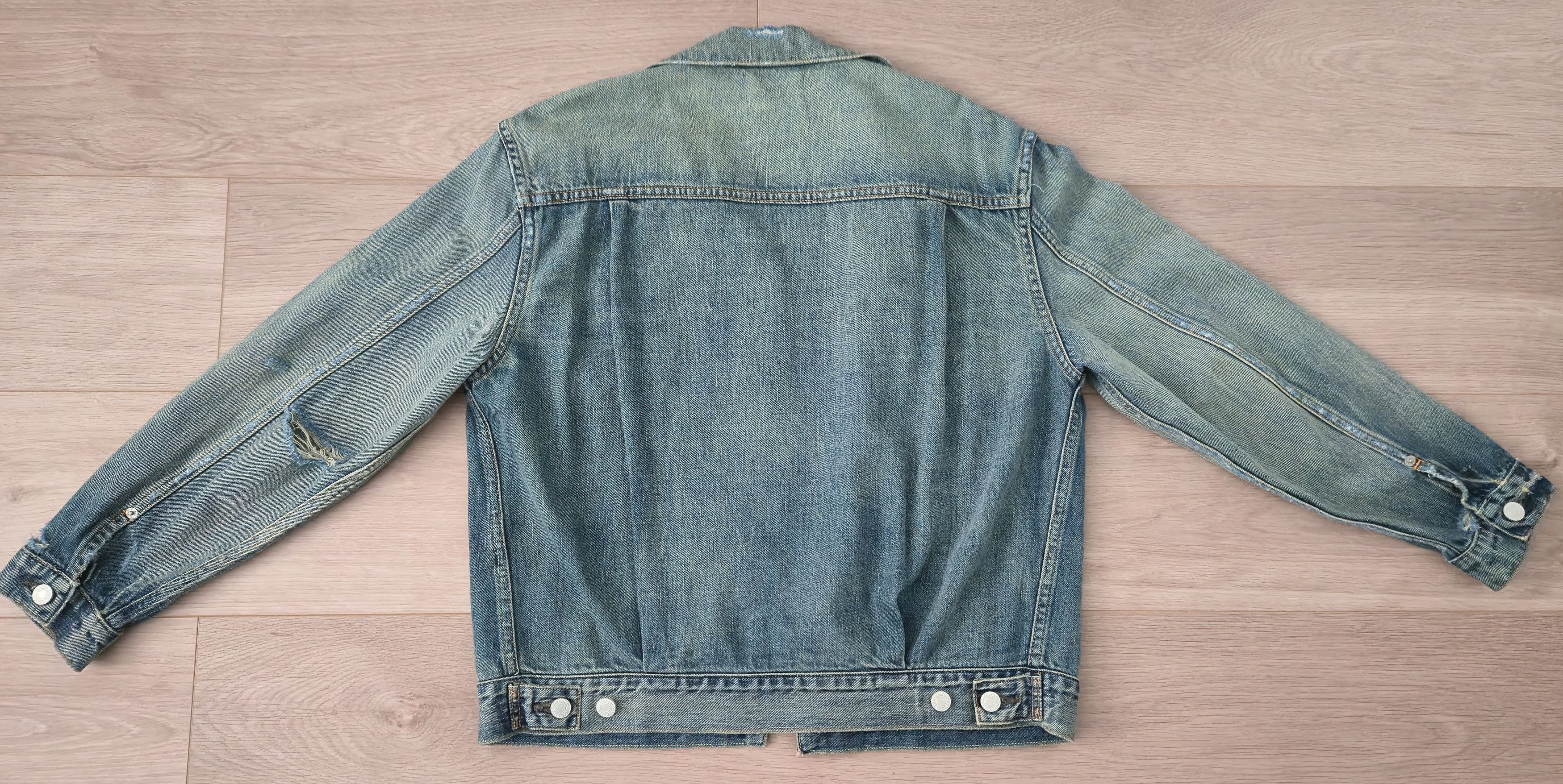 Enfants Riches Deprimes ERD Type Deux Distressed Denim Jacket - Size M Size US M / EU 48-50 / 2 - 2 Thumbnail