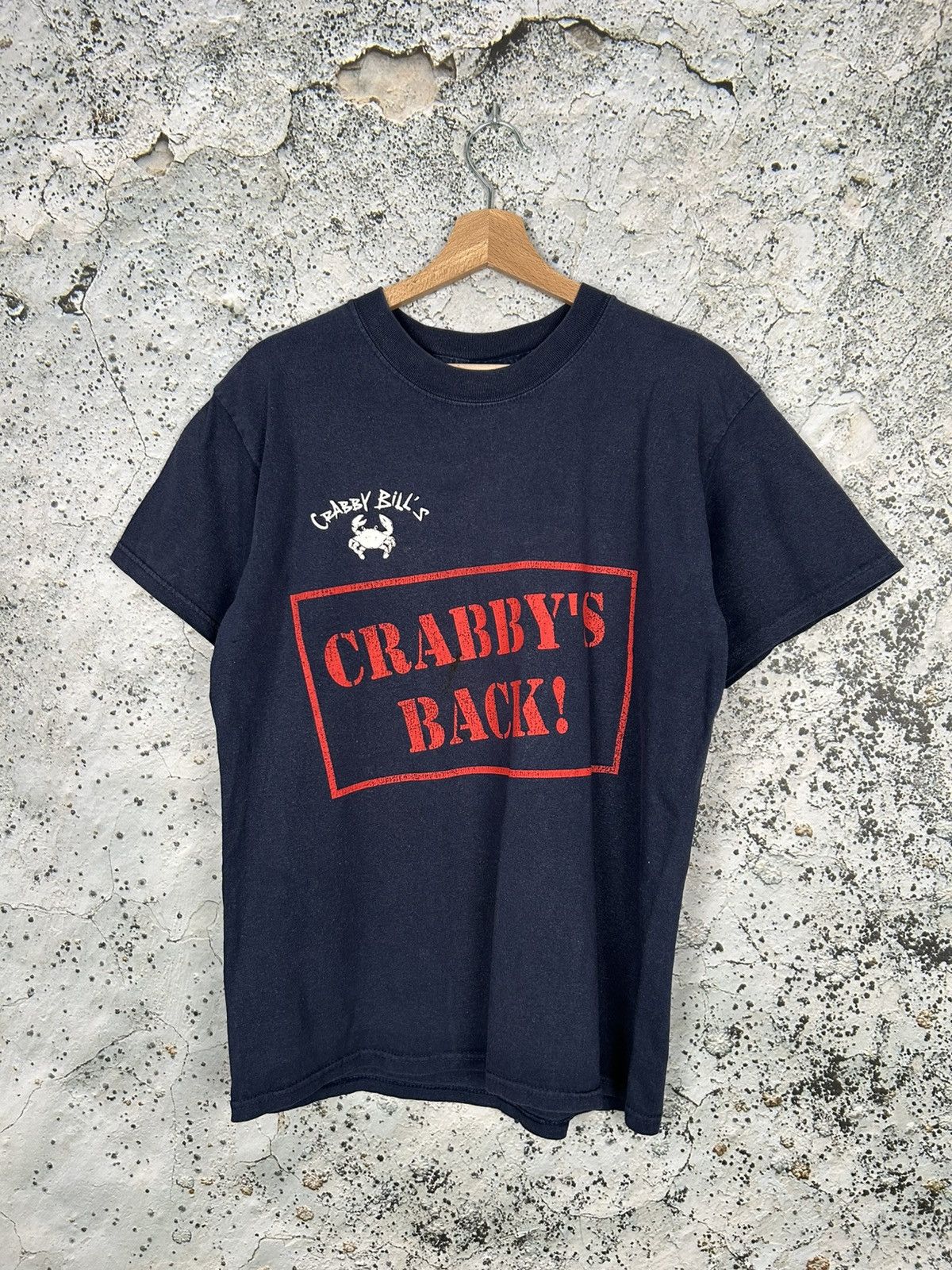 Vintage Vintage Crabby is Back Graphic Tee Streetwear 90s Skate Size US M / EU 48-50 / 2 - 1 Thumbnail