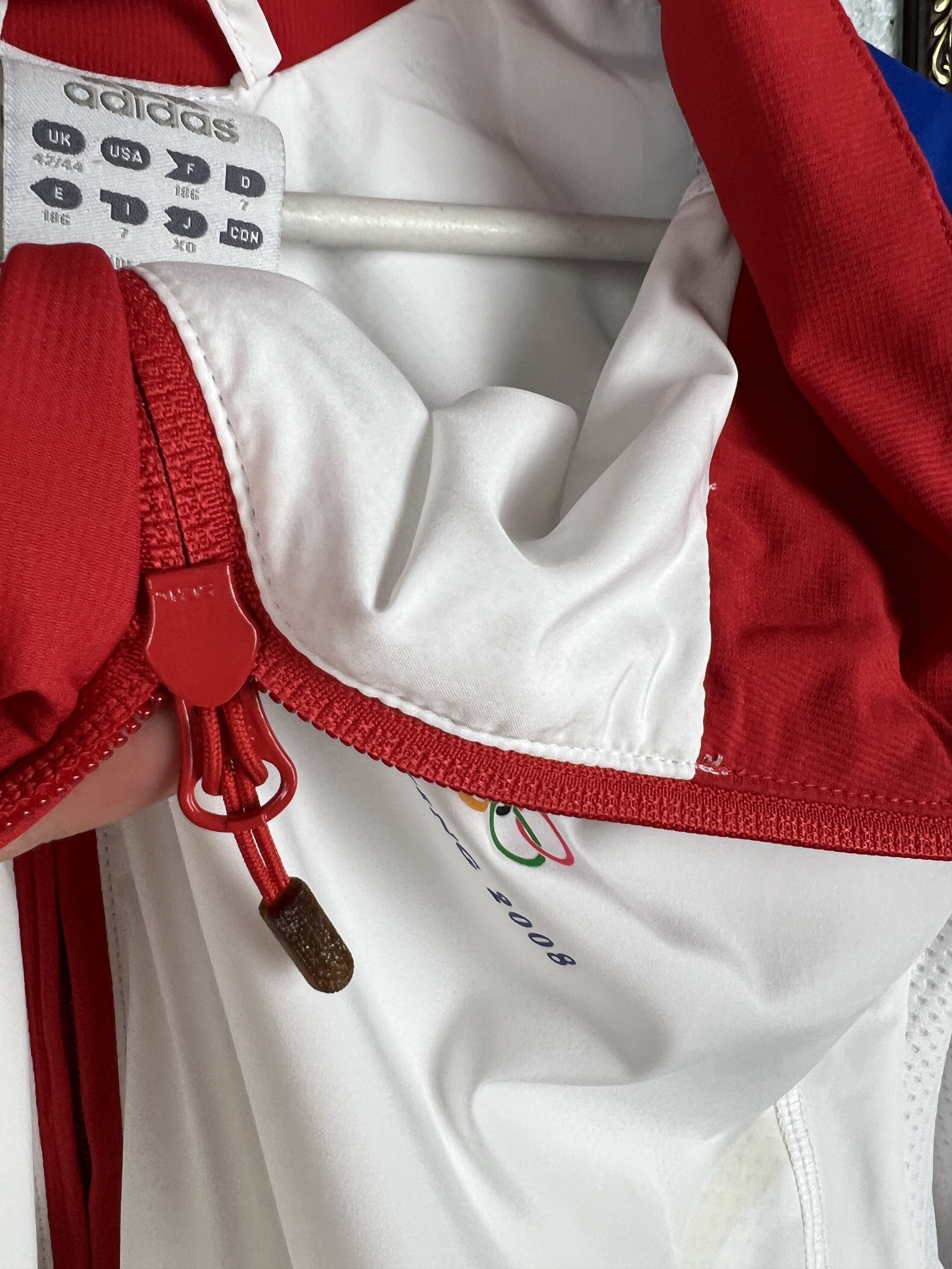 Adidas Vintage Great Britain Olympics Player Issue Jacket Track Top Size US L / EU 52-54 / 3 - 4 Thumbnail