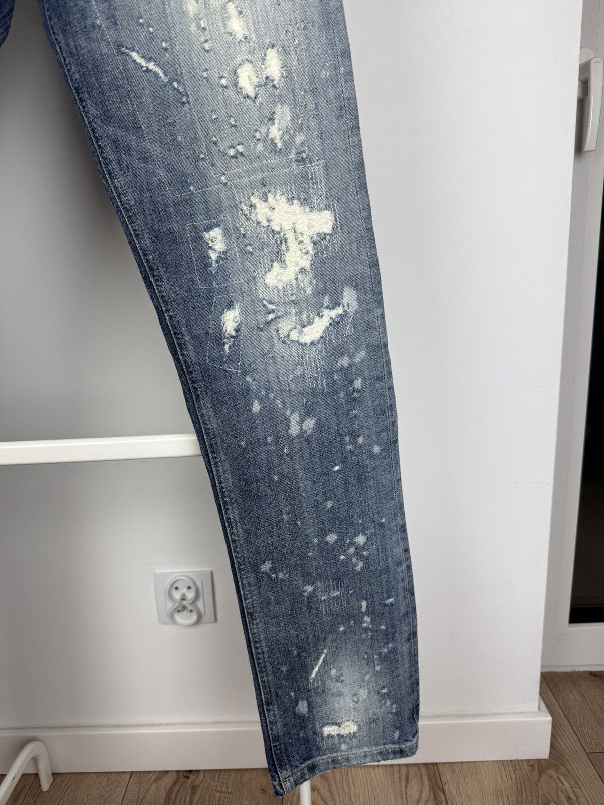 Beauty Beast × Dolce & Gabbana × Hysteric Glamour Rare D&G Distressed Paint Splatter Jeans Size US 31 - 6 Thumbnail