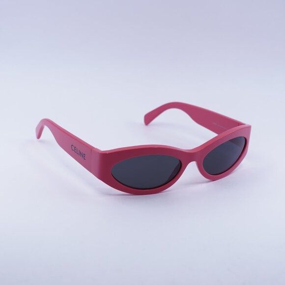 Celine Celine CL40288I MONOCHROMS 74A Sunglasses Shiny Pink Cat Eye Size ONE SIZE - 4 Thumbnail