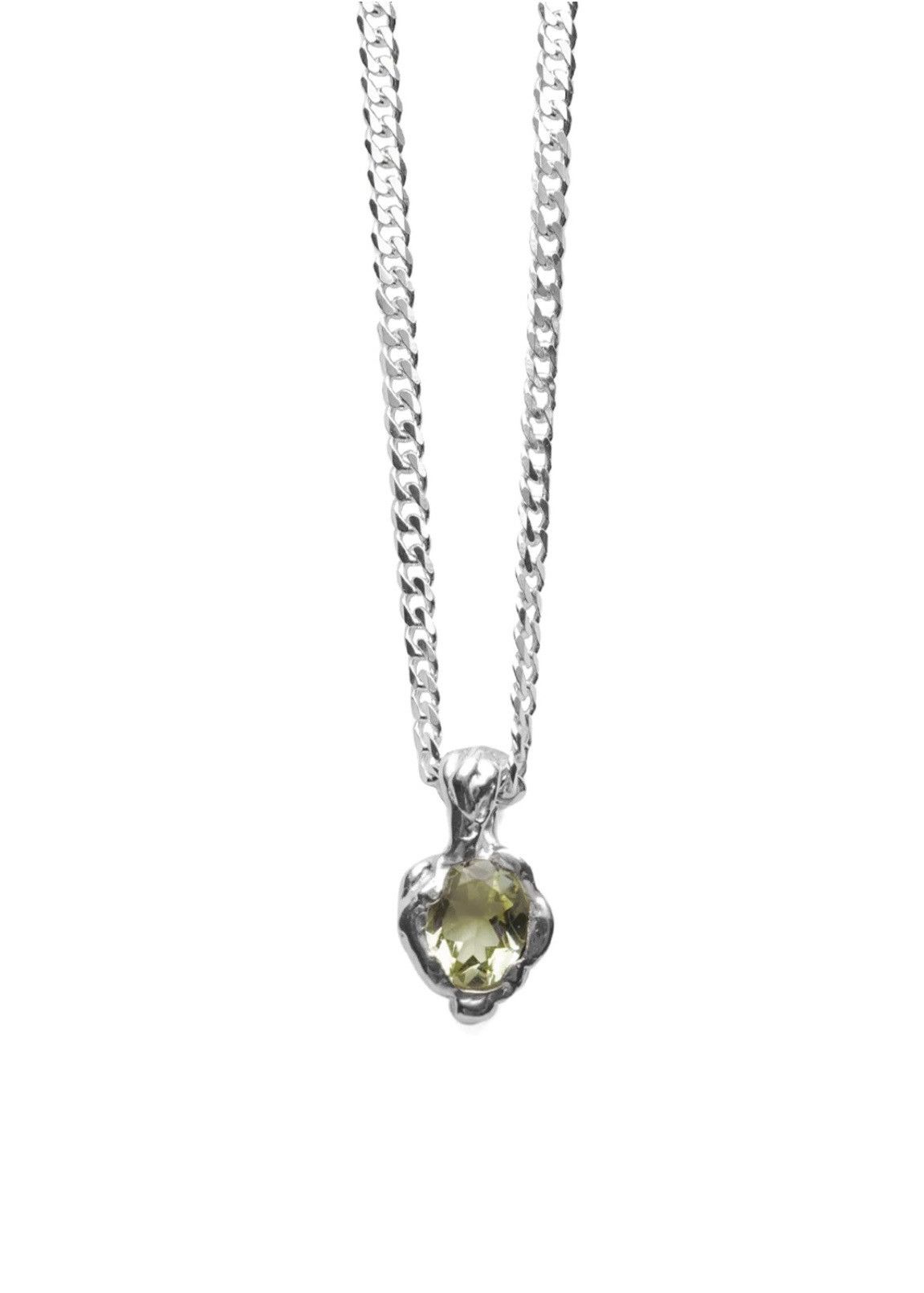 Other Faris Prince Necklace | Green Amethyst | 925 Sterling Silver Size ONE SIZE - 1 Thumbnail
