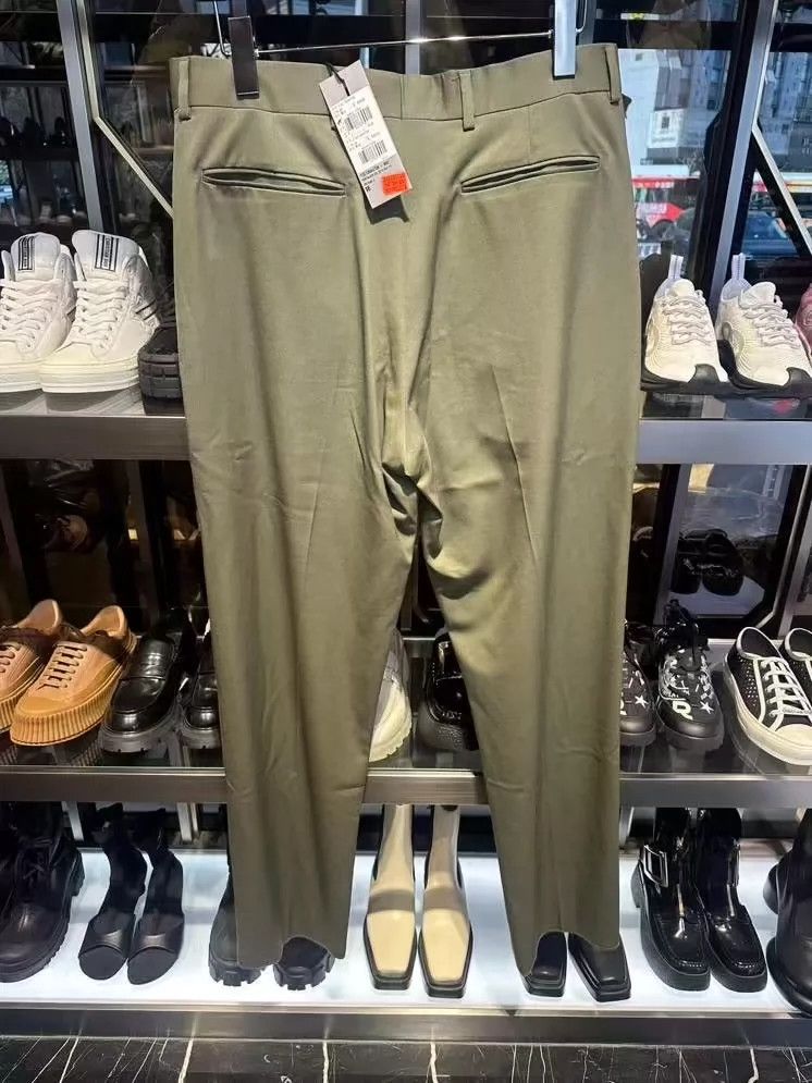 Dior Dior army green wool trousers 2502-Nextarrow Size 46R - 2 Thumbnail
