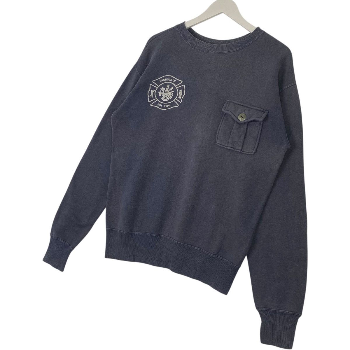 Other Vintage Fire Department Sun Faded Sweatshirt Crewneck Black Size US M / EU 48-50 / 2 - 2 Thumbnail