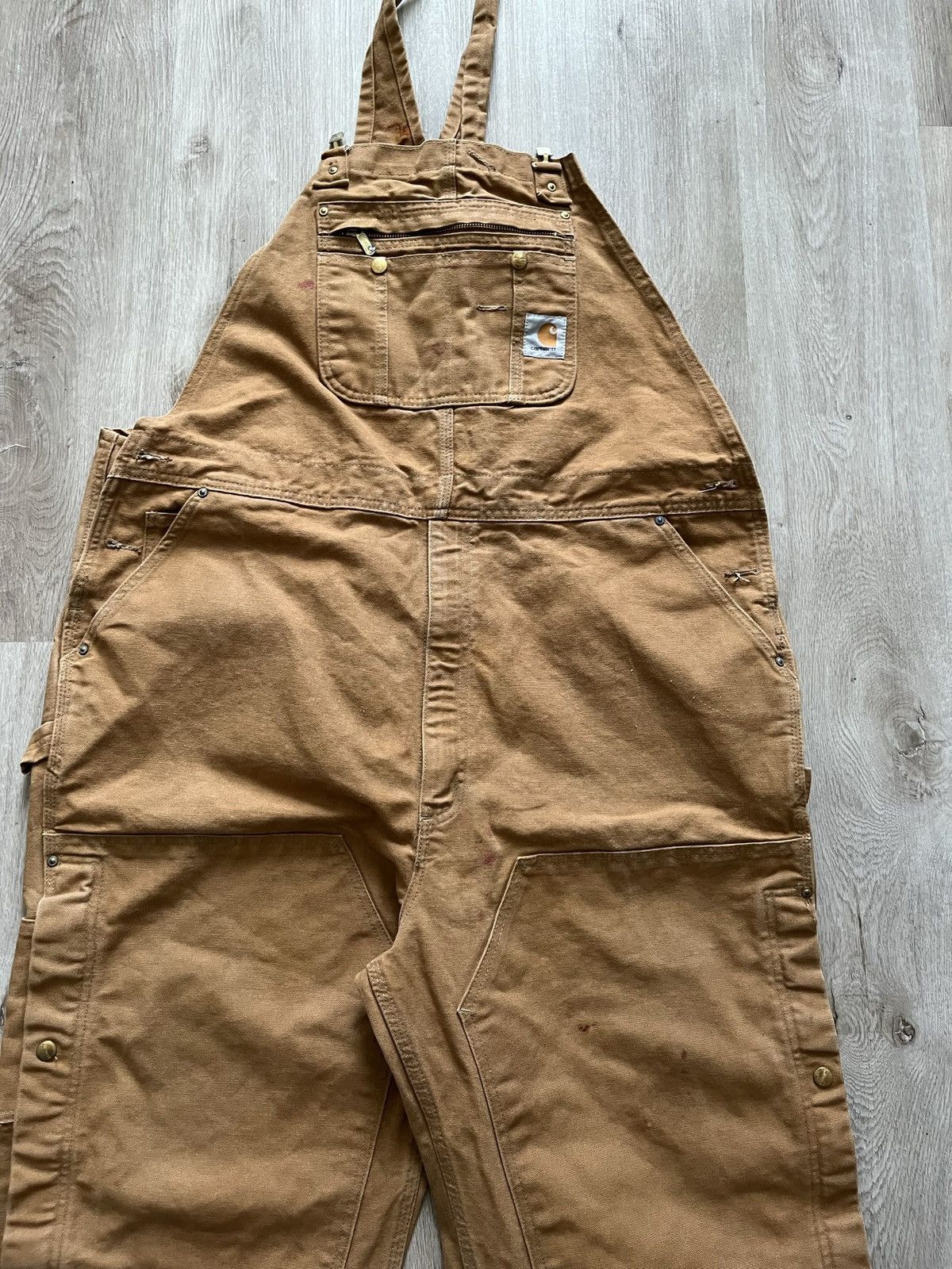 Carhartt Vintage Carhartt Duck Canvas Work Overalls Size US 44 / EU 60 - 8 Thumbnail