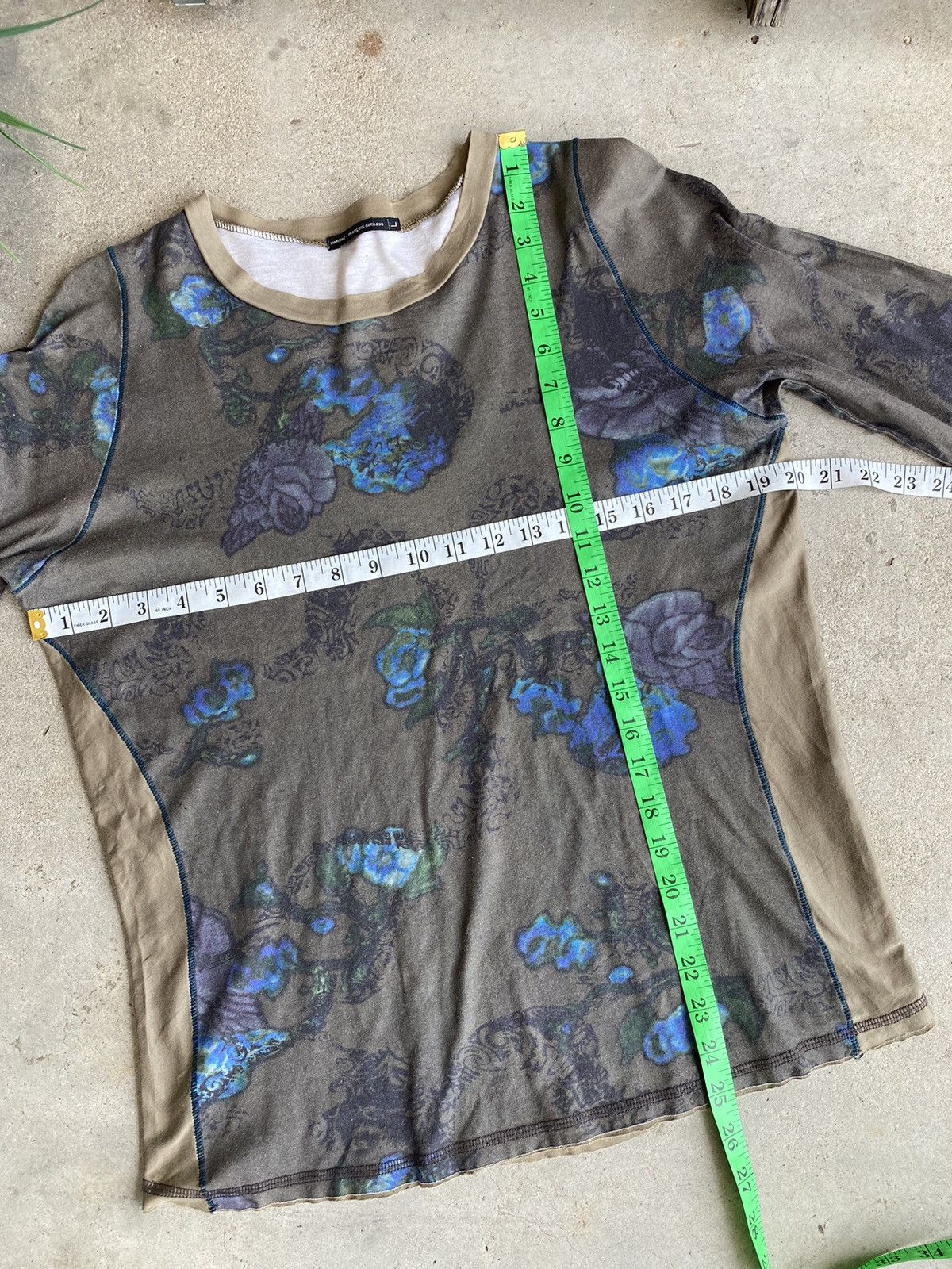 Marithe + Francois Girbaud 🔥 Rare 🔥 MFG floral longsleeve shirt Size L / US 10 / IT 46 - 10 Thumbnail