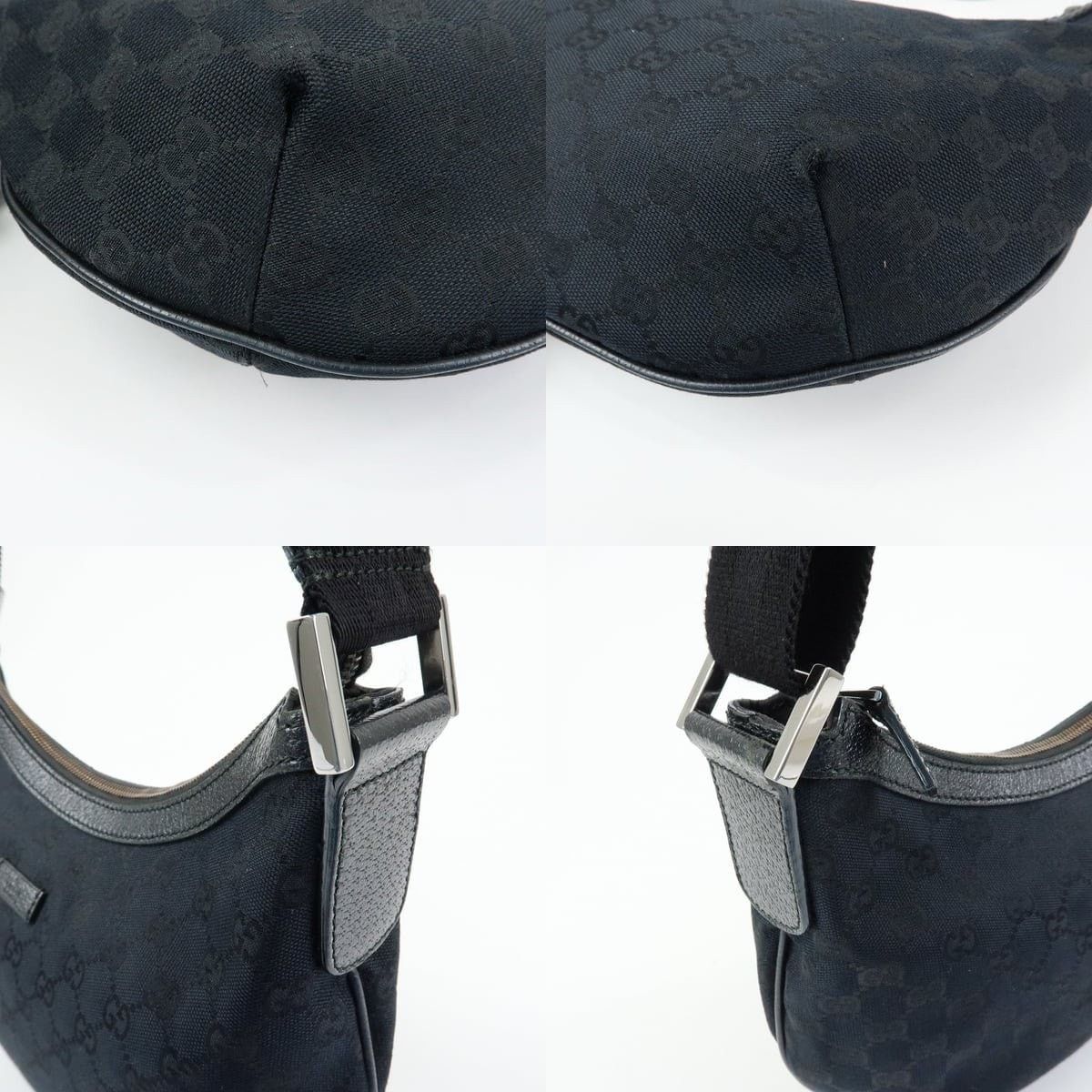 Gucci Gucci GG Canvas Shoulder Bag Black Size ONE SIZE - 5 Thumbnail