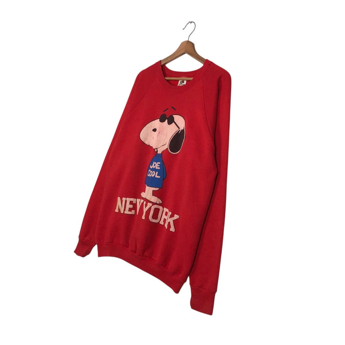 Vintage Vintage 80s Snoopy Joe Cool New York Sweatshirt USA Pullover Size US XL / EU 56 / 4 - 3 Thumbnail