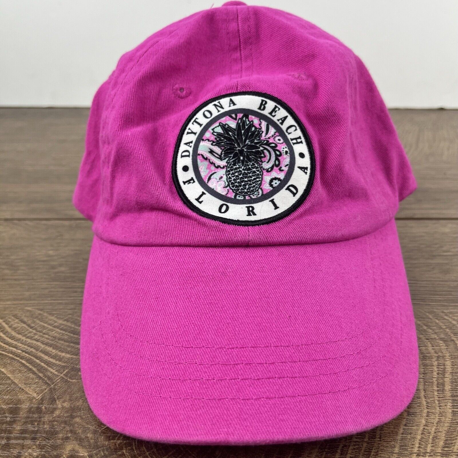 Other Daytona Beach Hat Florida Adjustable Hat Pink Hat Adjustable Size ONE SIZE - 5 Thumbnail