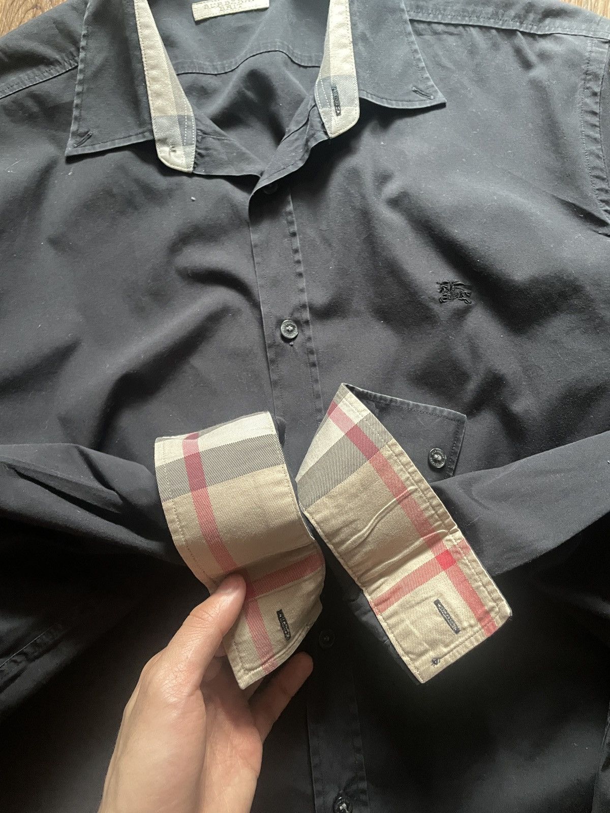 Burberry Vintage Burberry Shirt In A Cage Button Up Long Sleeve XL Size US XL / EU 56 / 4 - 5 Thumbnail