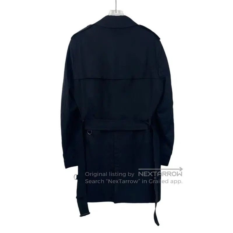 Burberry Burberry Navy Cotton Men's Trench Coat. Size US L / EU 52-54 / 3 - 2 Thumbnail
