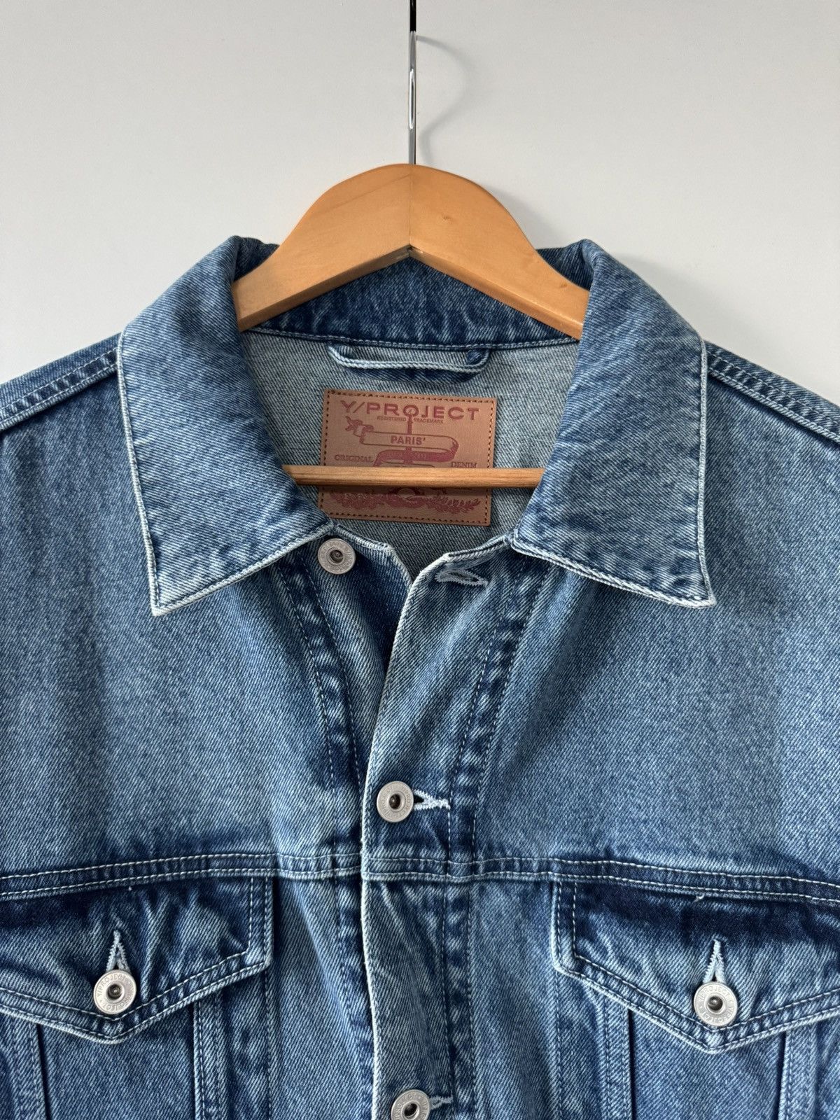 Y/Project FW22 Faded Wire Denim Jacket XL Size US XL / EU 56 / 4 - 3 Thumbnail
