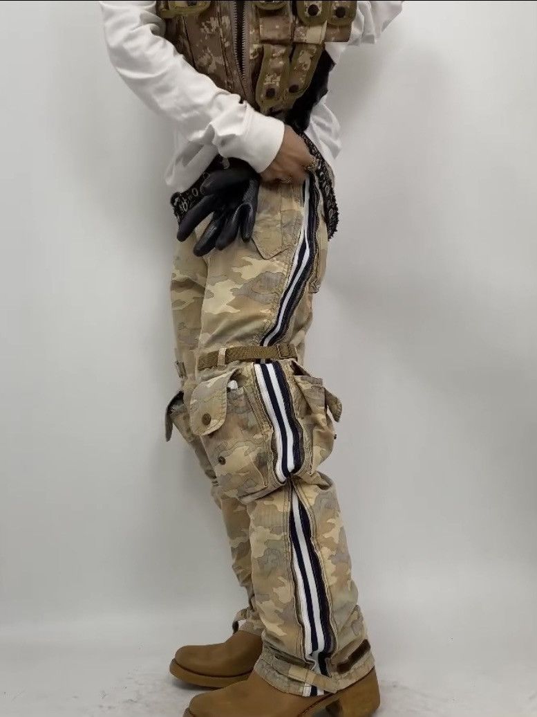 PPFM RARE💥PPFM Hypric Track Long Zipper Camouflage Tactical Pants Size US 33 - 6 Thumbnail