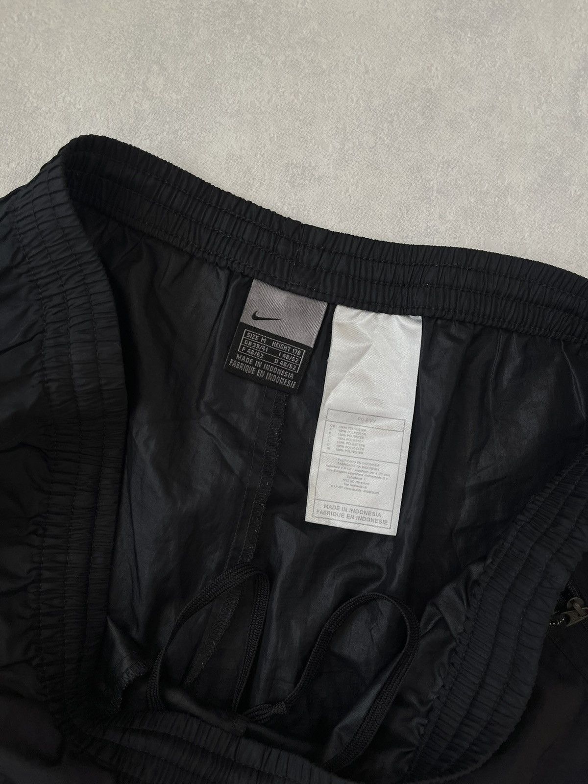 Nike × Vintage 90s Nike Swoosh Vintage Y2K Parachute Nylon Retro Pants Size US 32 / EU 48 - 3 Thumbnail