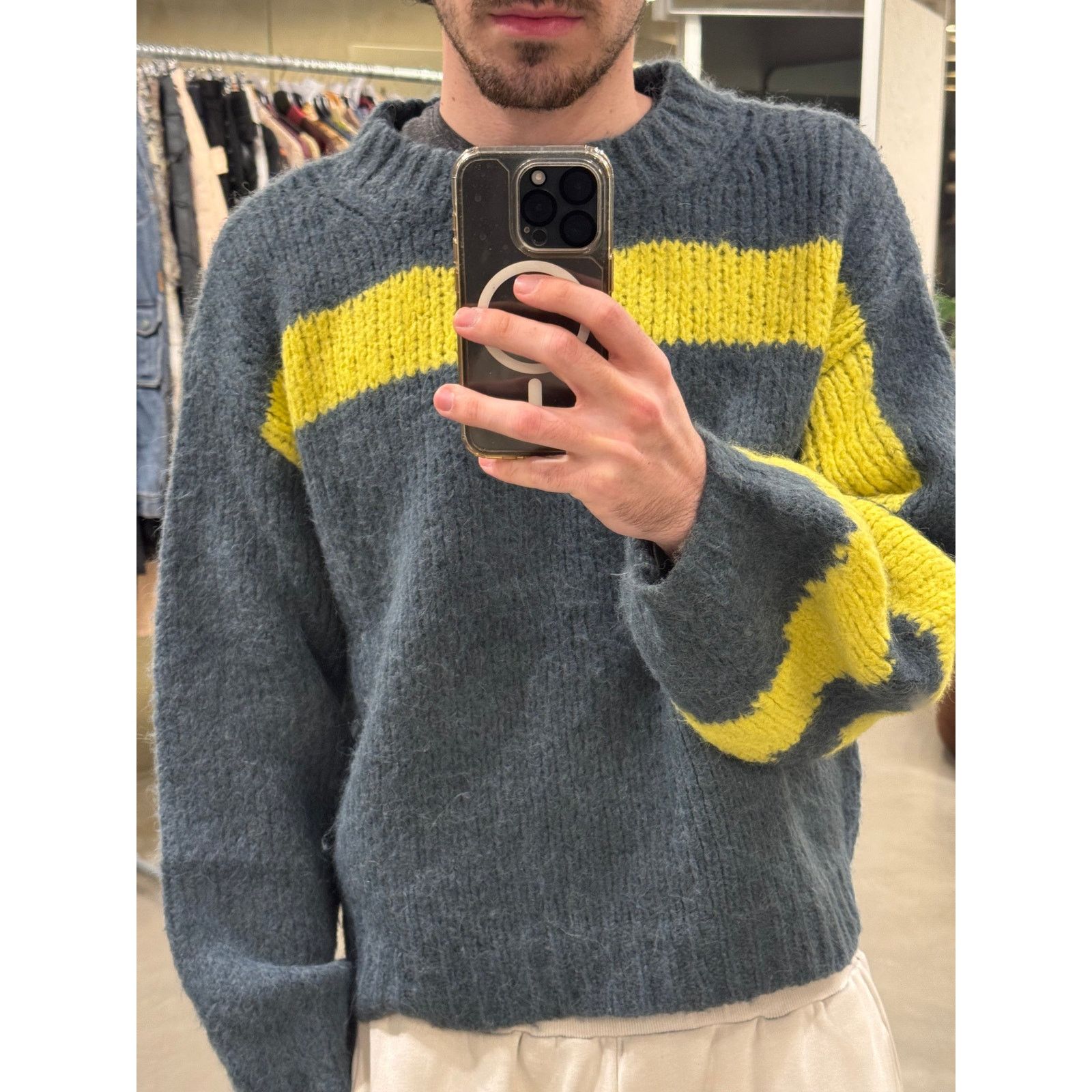 Dries Van Noten A/W2014 Dries Van Noten runway alpaca & wool boxy knit Size US M / EU 48-50 / 2 - 3 Thumbnail
