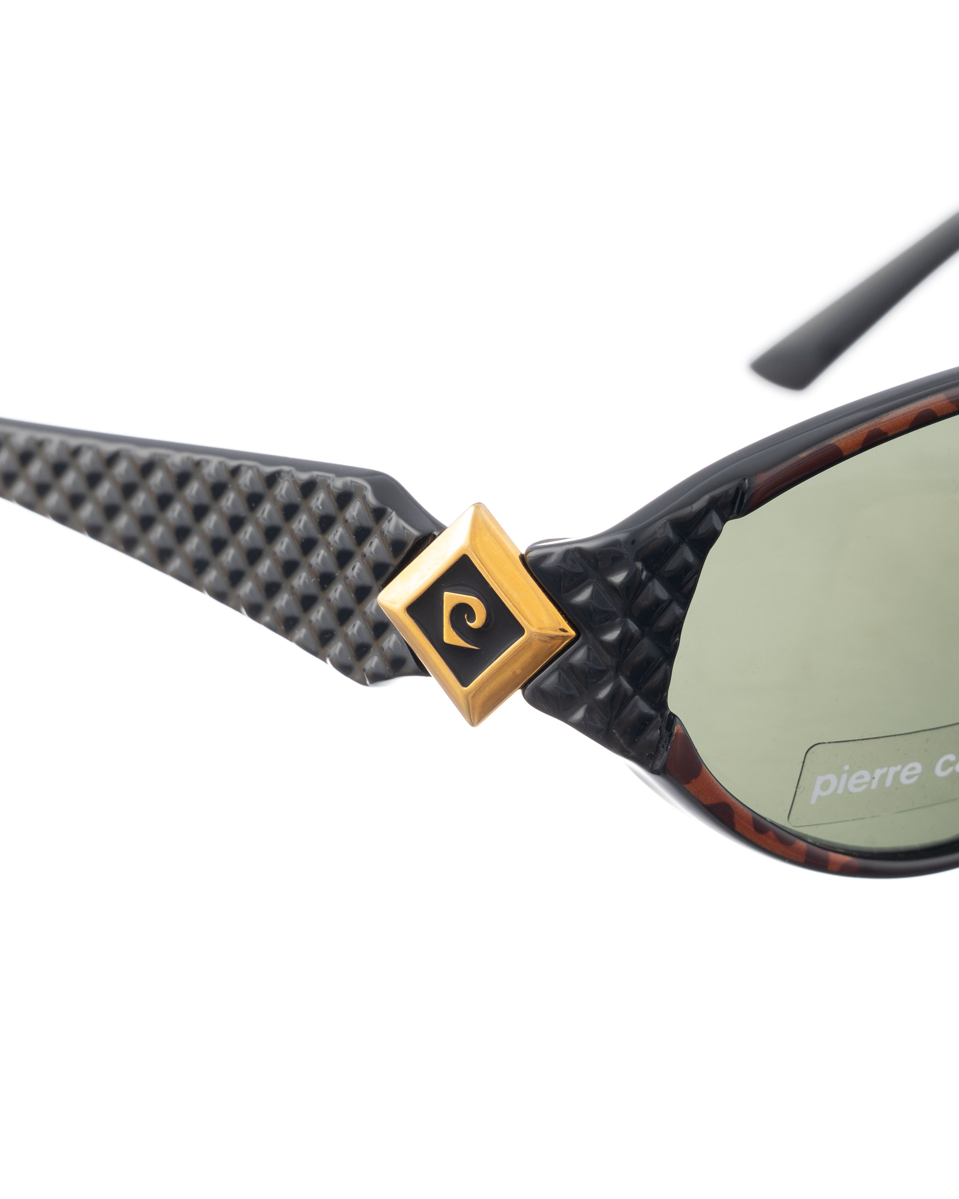 Pierre Cardin Pierre Cardin '90s Havana Brown & Gold Signature Sunglasses Size ONE SIZE - 3 Thumbnail