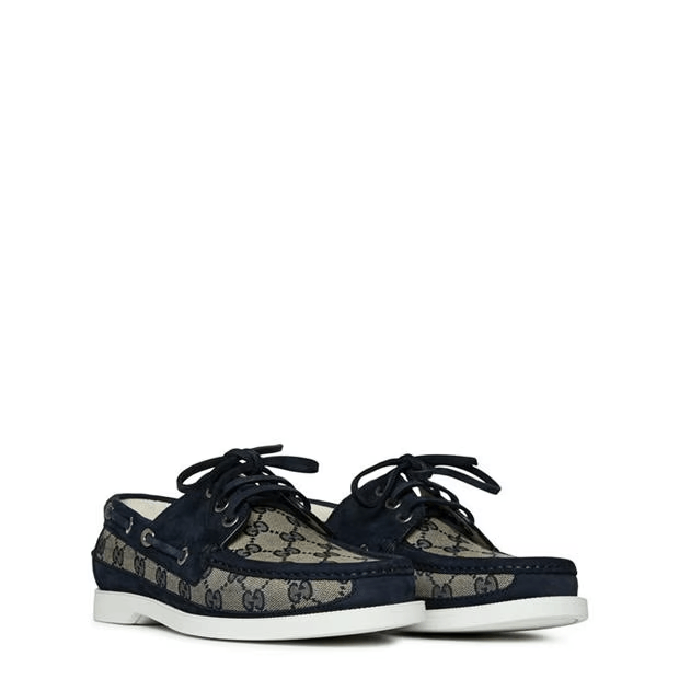 Gucci Original Gg Lace-Up Loafers Size US 9 / EU 42 - 4 Thumbnail