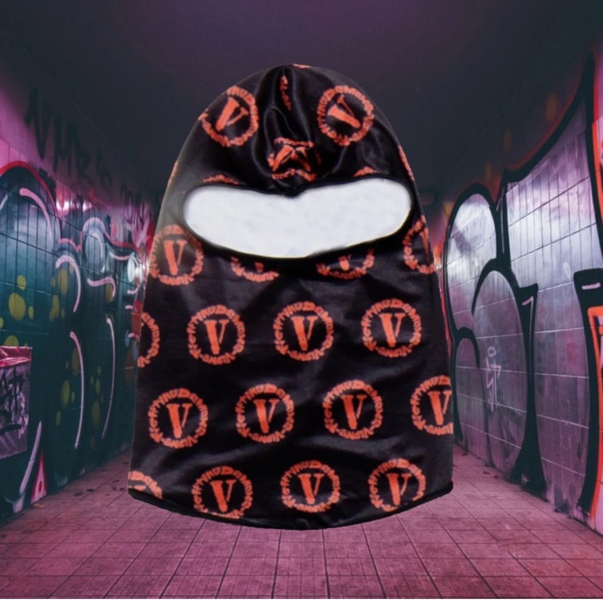 999 Club × Vlone 🆕 JuiCe WoRLD🥤🌏 VLONE Balaclava 😷 999 CLuB Size ONE SIZE - 2 Thumbnail
