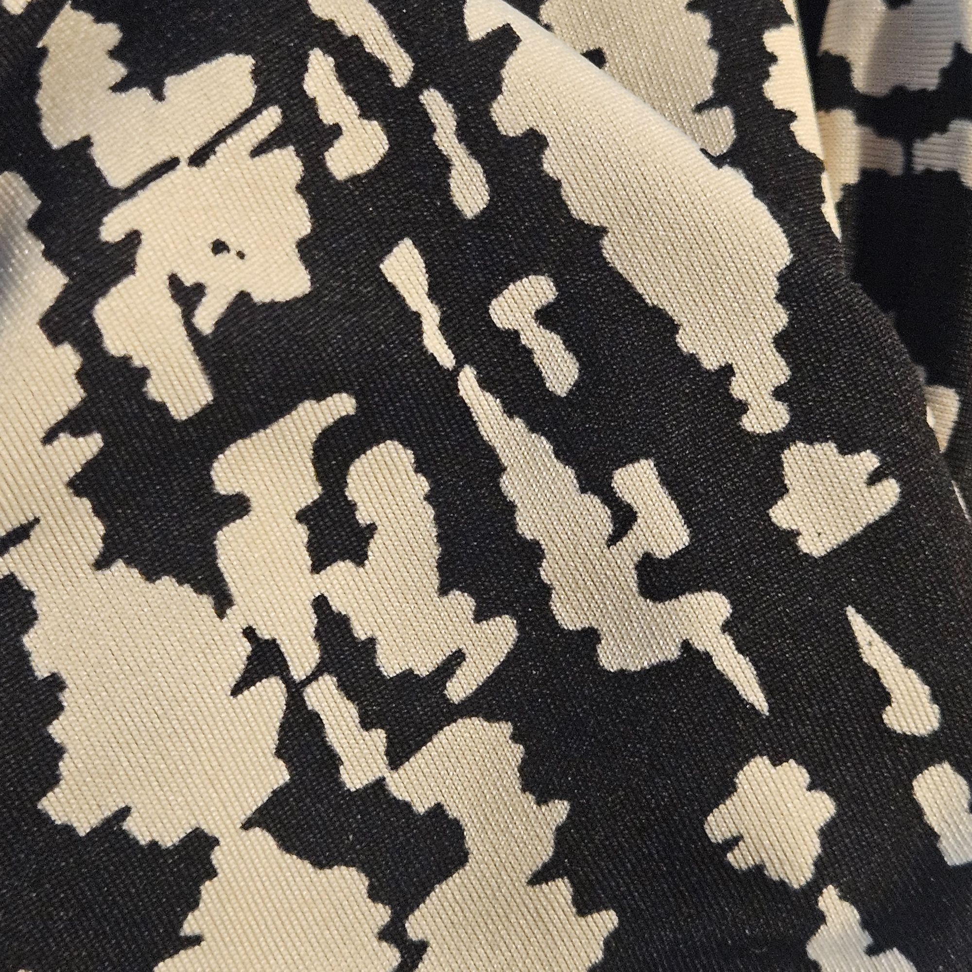 Other Madison Leigh Black White Abstract Shirt Dress L Belted Maxi Size L / US 10 / IT 46 - 9 Thumbnail