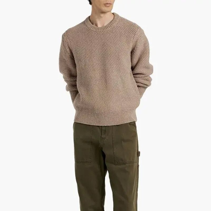 Alex Mill Alex Mill Men's Benji Sweater Camel Size US M / EU 48-50 / 2 - 1 Thumbnail