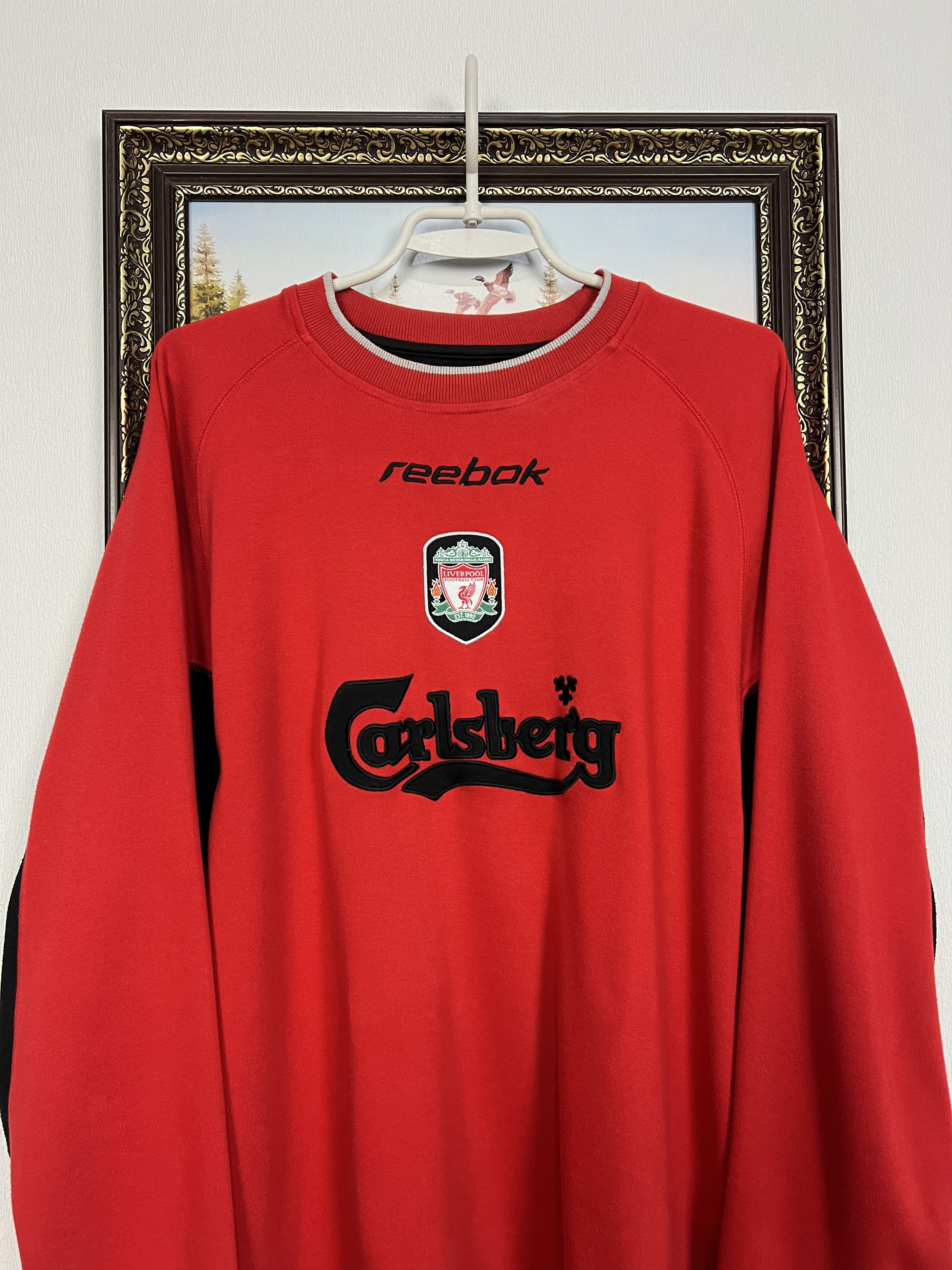 Reebok Vintage Liverpool Football Sweatshirt Soccer Track Top Size US L / EU 52-54 / 3 - 2 Thumbnail