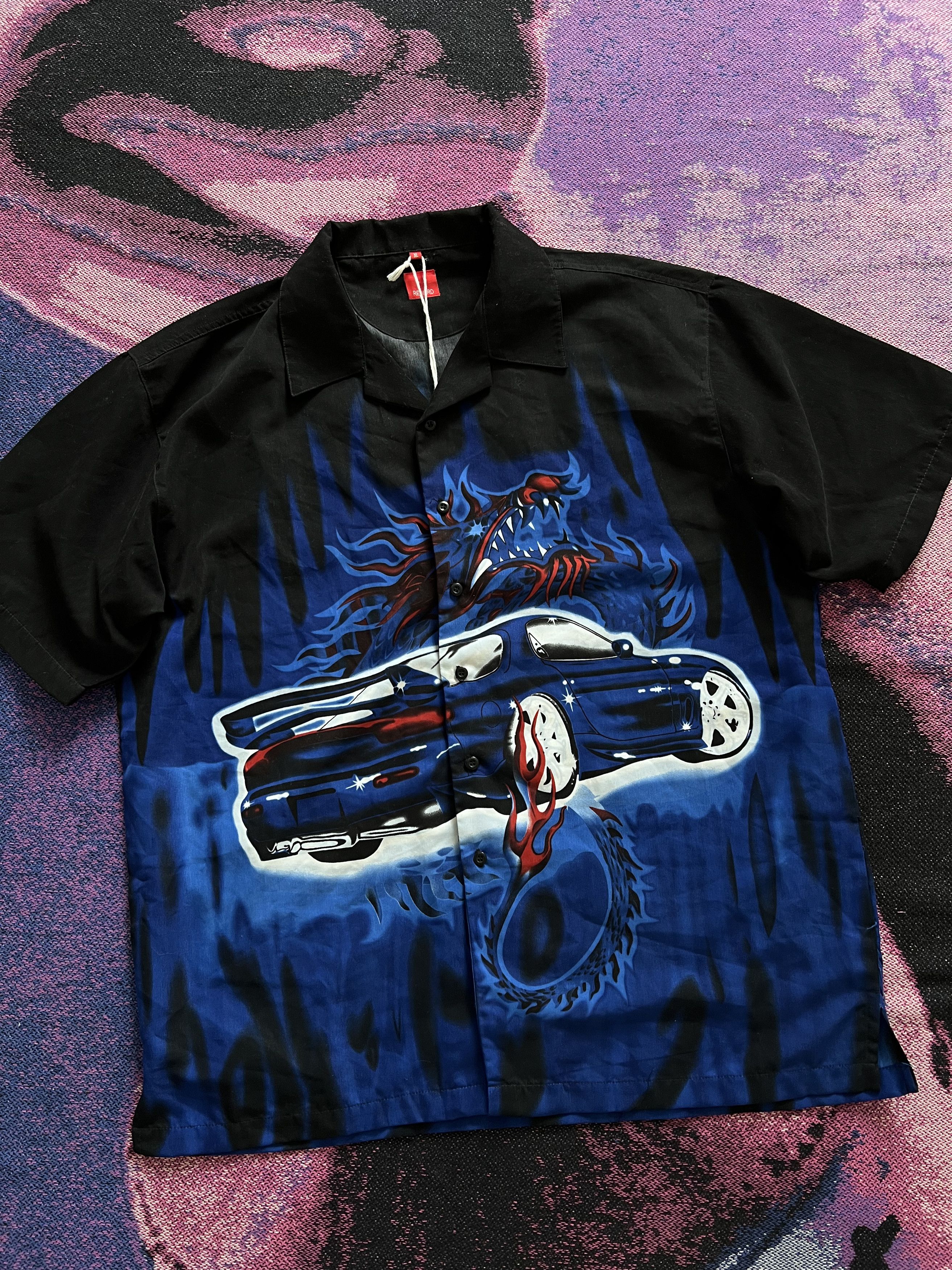Vintage Mazda Rx7 Shirt Black Size US XL / EU 56 / 4 - 1 Thumbnail