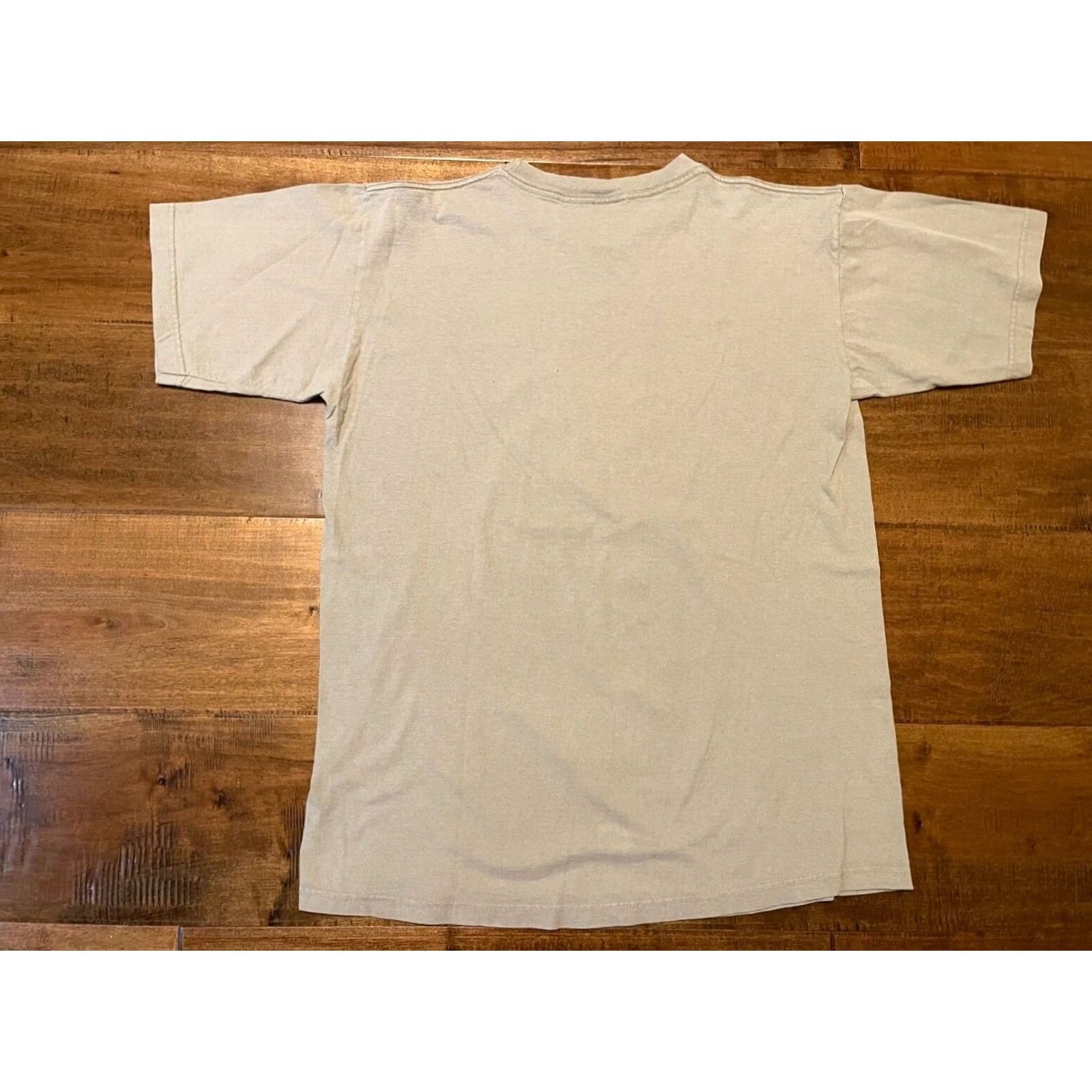 Disney VINTAGE Disney Mickey Mouse Made in USA T-Shirt - Men's L Beige Crew Neck Short Sleeve Cotton Navarre Beach Florida Logo Shirt Mens L Size US L / EU 52-54 / 3 - 3 Thumbnail