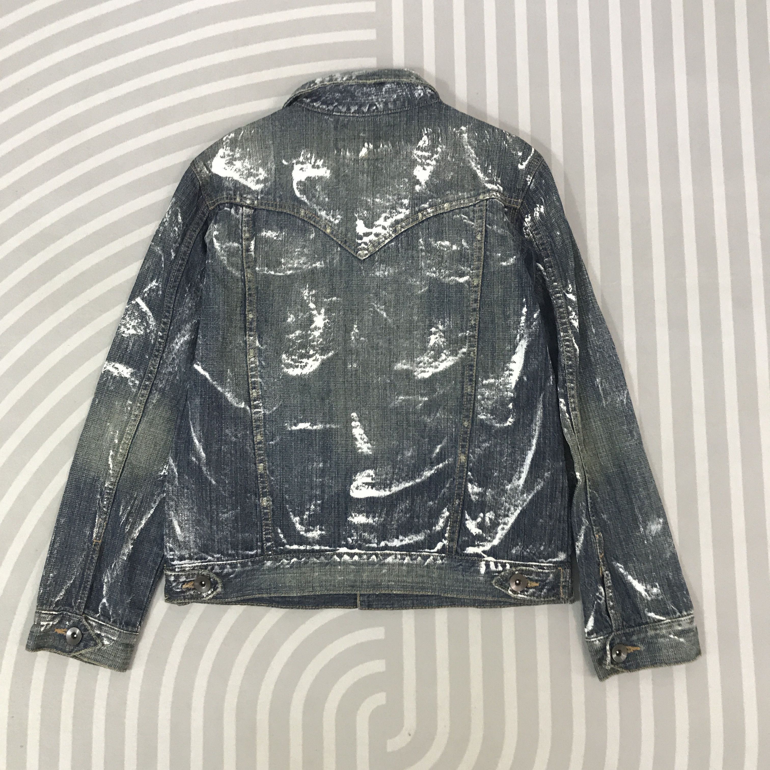 Japanese Brand × Vintage Vintage Big Shark Jeans Denim button Jacket Size US M / EU 48-50 / 2 - 3 Thumbnail