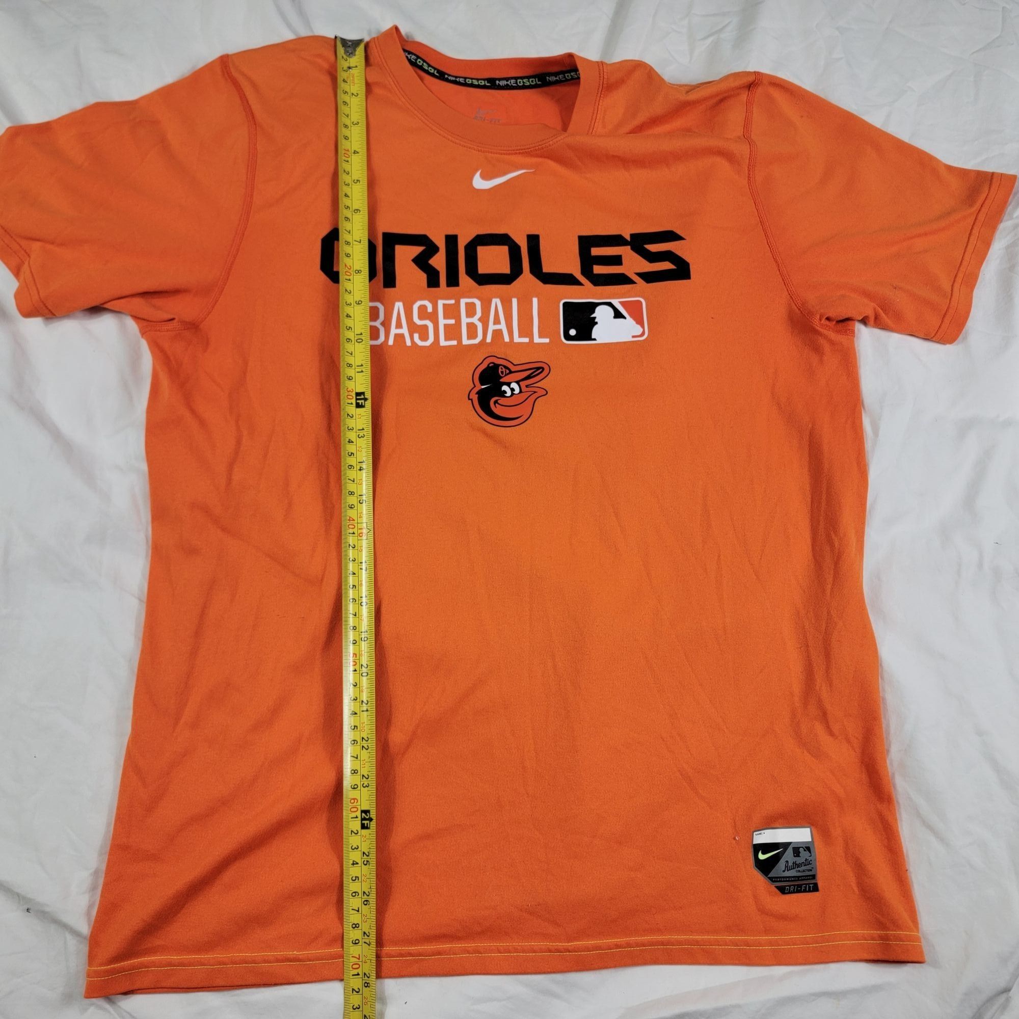 Nike Nike Baltimore Orioles Mens Large Orange Baseball T Shirt ML Size US L / EU 52-54 / 3 - 10 Thumbnail