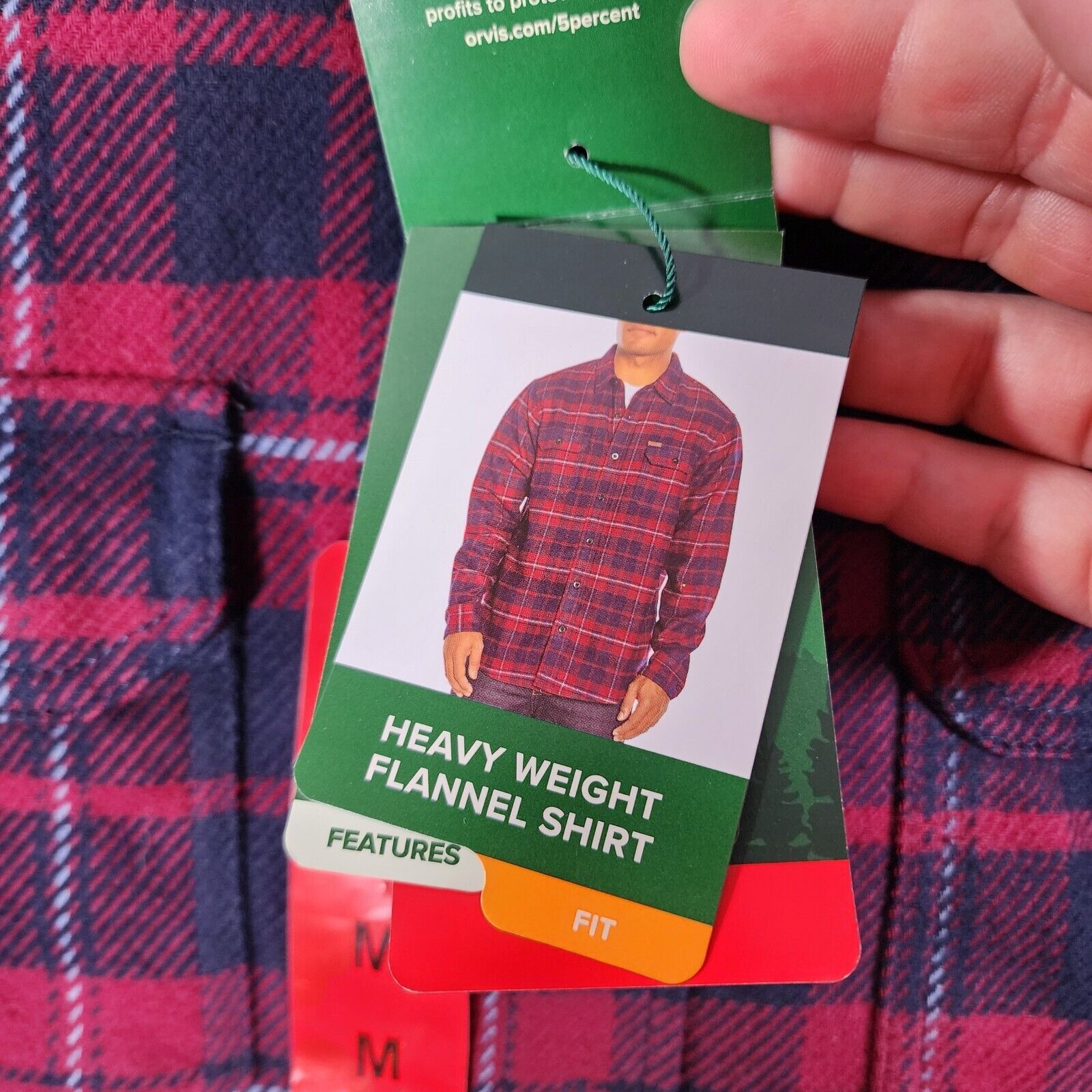 Orvis Orvis Heavy Weight Flannel Mens Sz M Plaid Shirt Jacket NWT Size US M / EU 48-50 / 2 - 4 Thumbnail