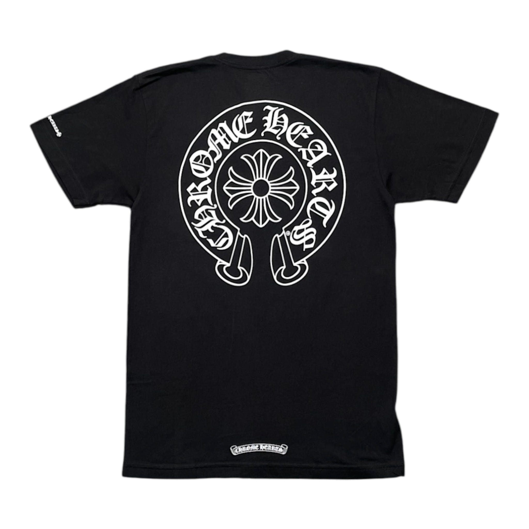 CHROME HEARTS Bella Hadid Horseshoe T-shirt Tee Tシャツ Chrome Hearts Bella Hadid B horseshoe tee | c99 | REVERSIBLE