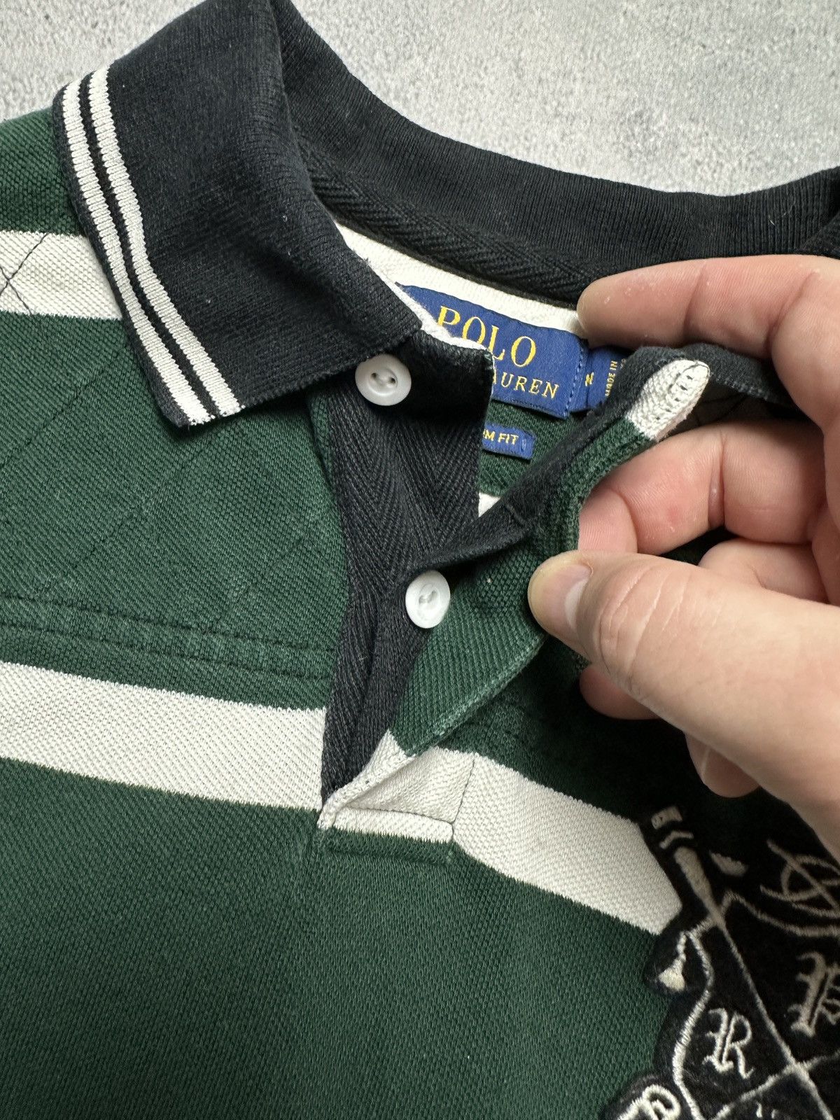 Polo Ralph Lauren Vintage Polo Ralph Lauren Striped Rowing Club 39 USA Rare 00 Size US M / EU 48-50 / 2 - 3 Thumbnail
