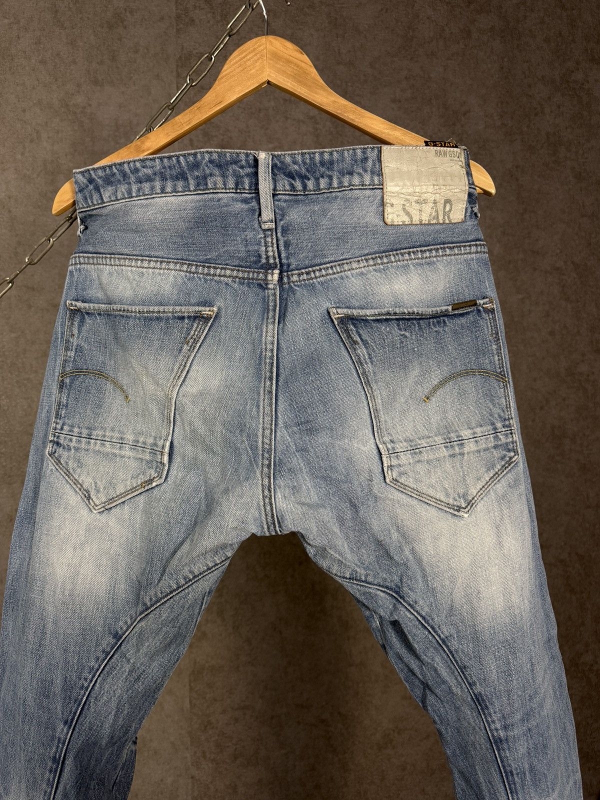 G-Star G Star Raw designer assymmetric jeans Size US 36 / EU 52 - 7 Thumbnail