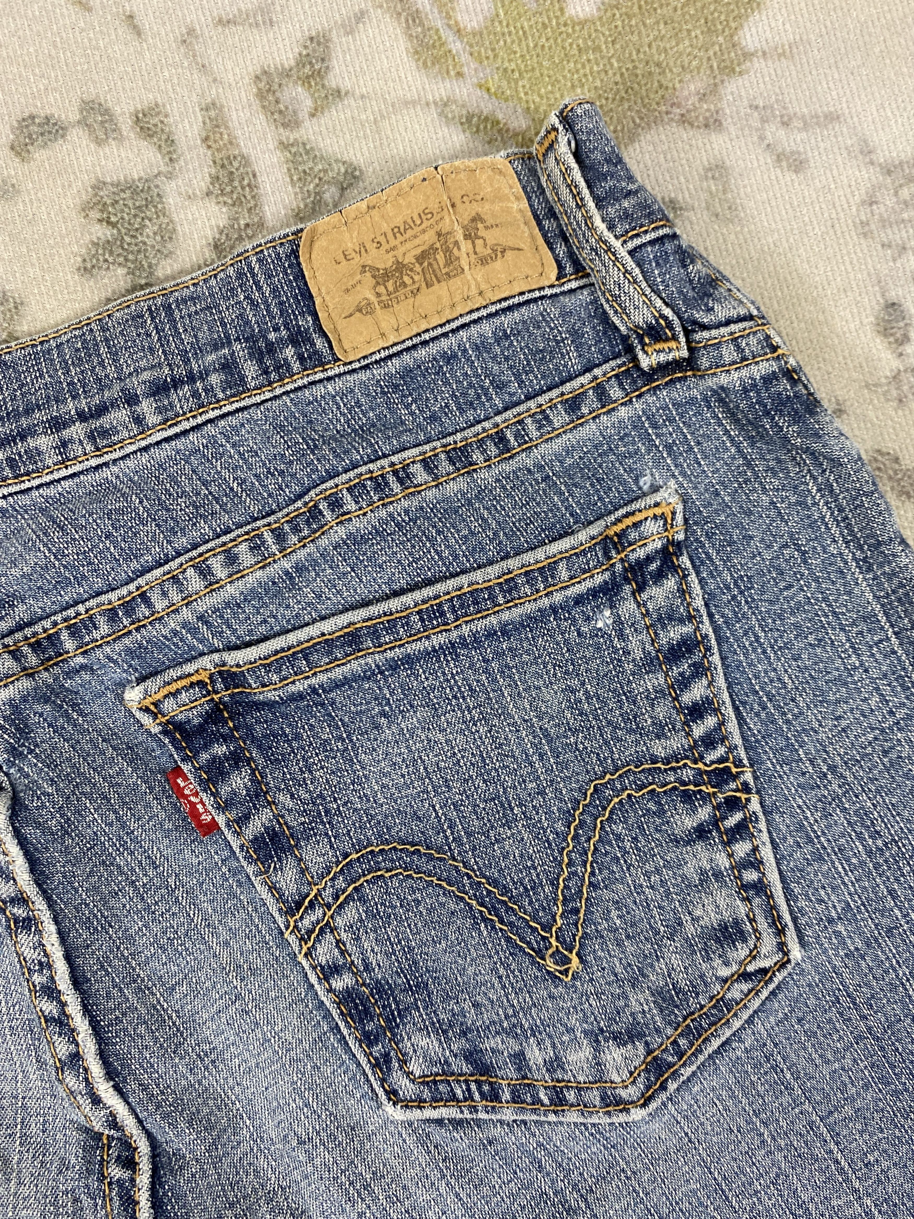 Levi's Distressed Blue Vintage Levi's 550 Boot Cut 32x30.5 - JN3515 Size US 32 / EU 48 - 12 Thumbnail