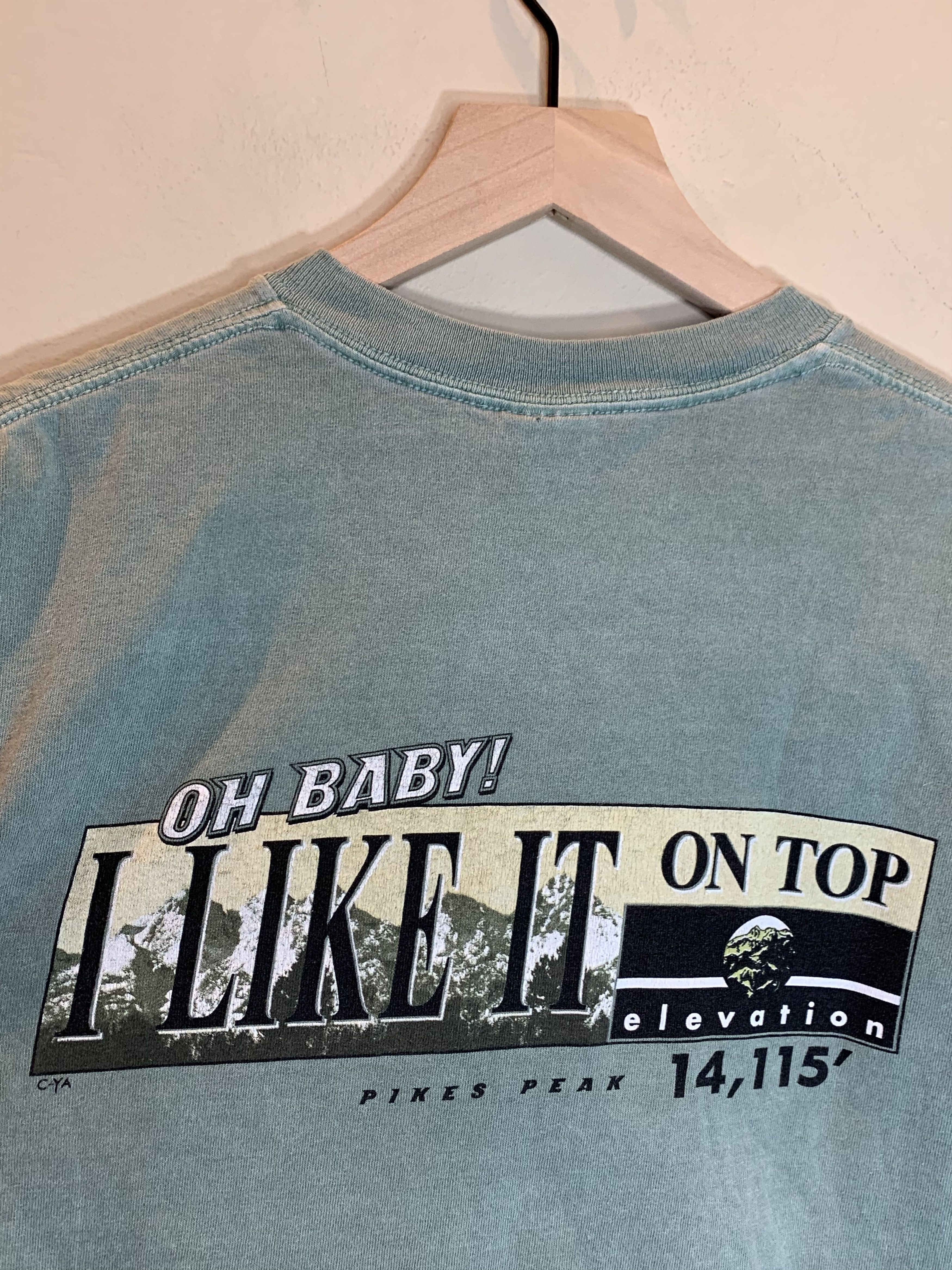 Vintage RARE* Vintage 90s I Like It On Top Pikes Peak Mountain Shirt Size US S / EU 44-46 / 1 - 3 Thumbnail