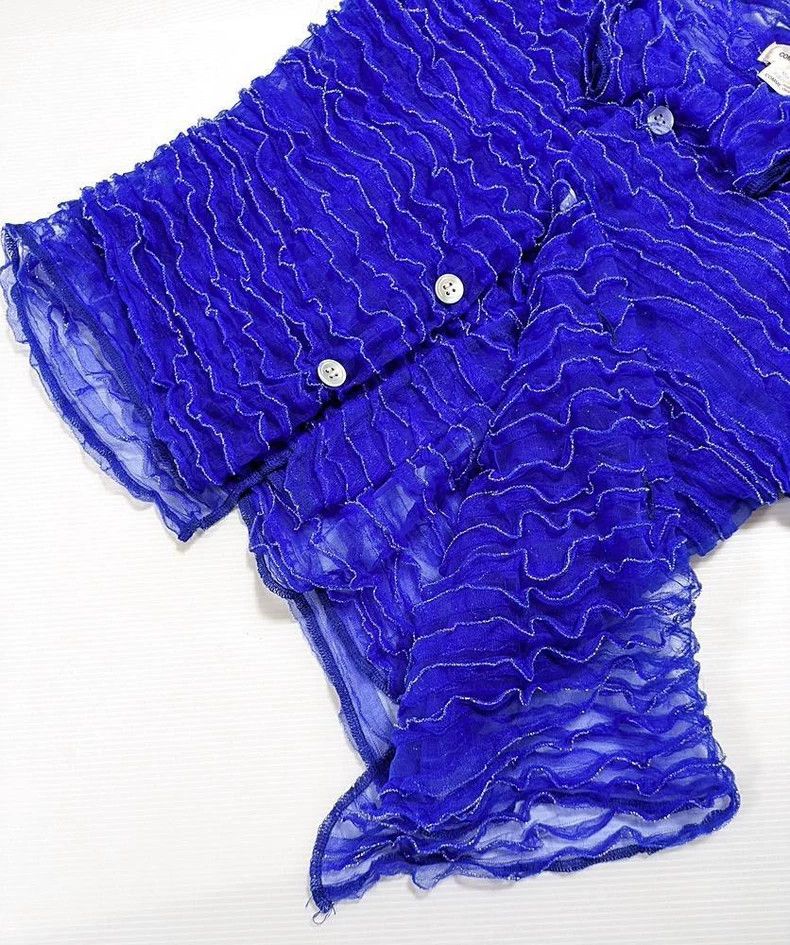 Comme des Garcons Comme Des Garcons Blue Shirt Size XS / US 0-2 / IT 36-38 - 6 Thumbnail