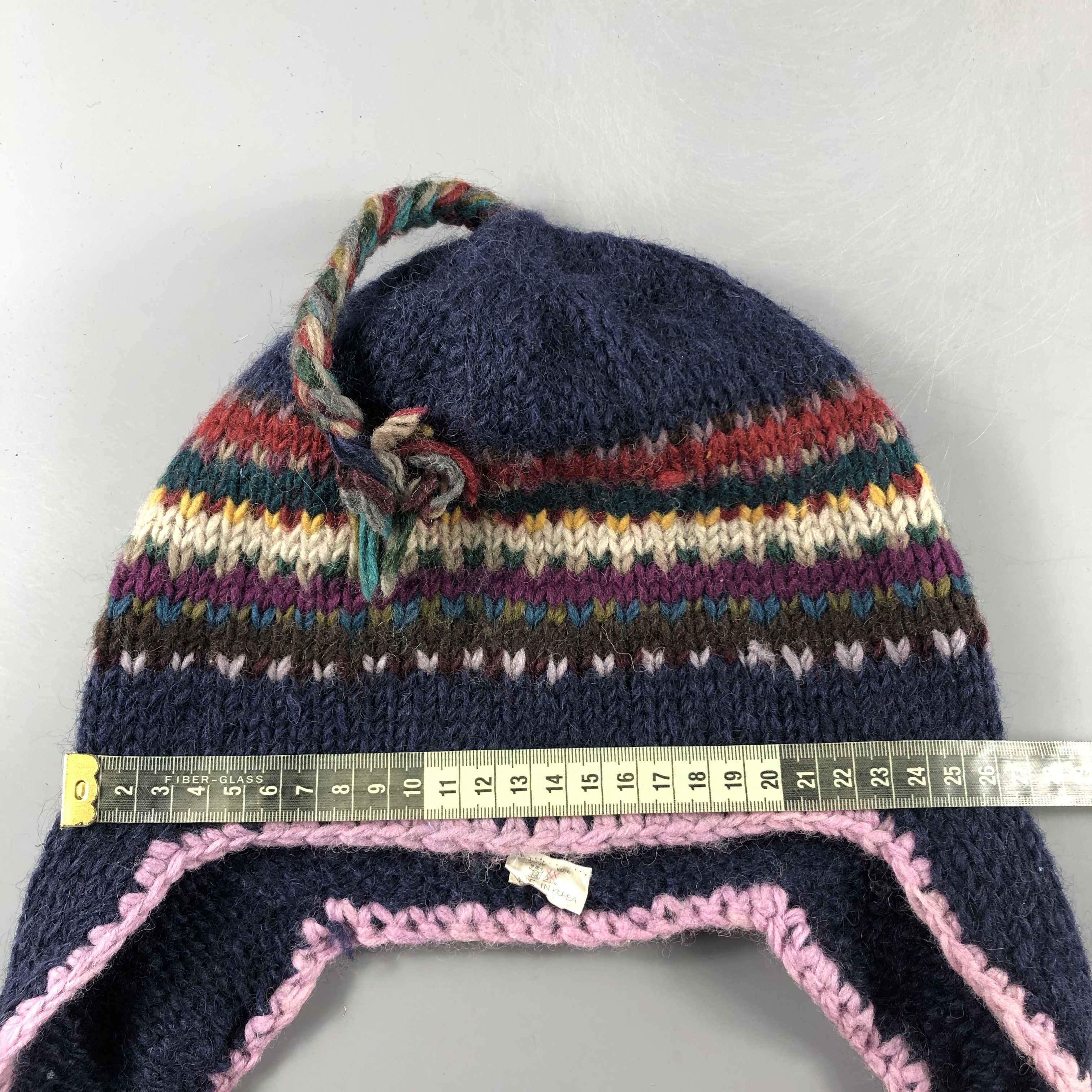 Japanese Brand × Vintage Ear Flap Hat Beanie Snow Hat Snow Cap -D169 Size ONE SIZE - 3 Thumbnail