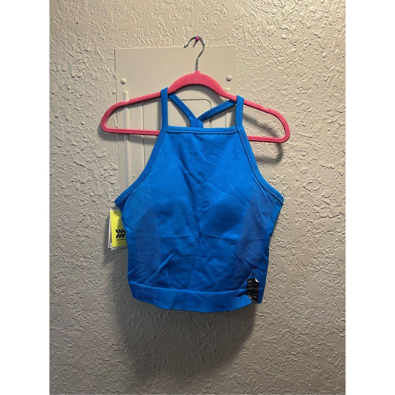 Other All In Motion Blue Rib Seamless Cropped Tank Top Woman’s Siz Size XXL / US 16-18 / IT 52-54 - 1 Thumbnail