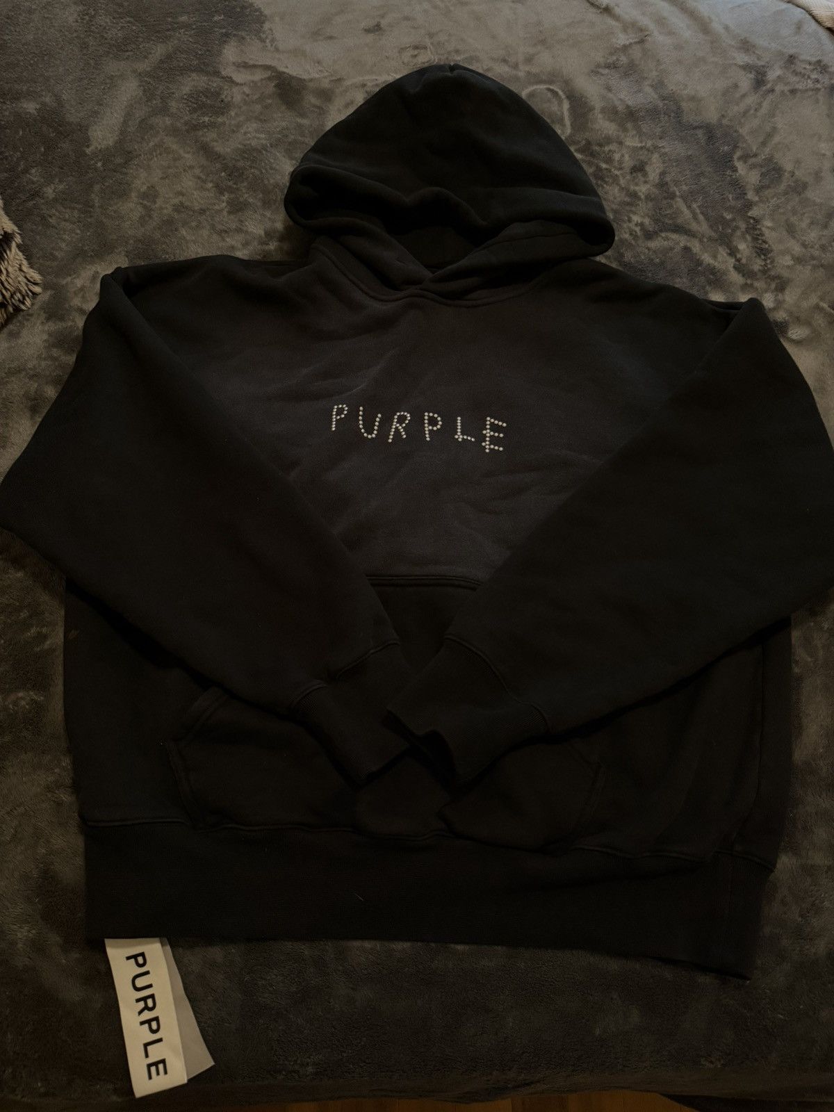 Purple Brand Purple Brand Typeout HWT Fleece Pullover Hoodie Size US L / EU 52-54 / 3 - 1 Preview